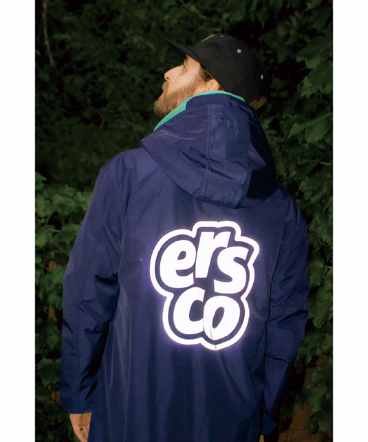 이알에스코(ERSCO) 워터프루프 레인 코트_네이비