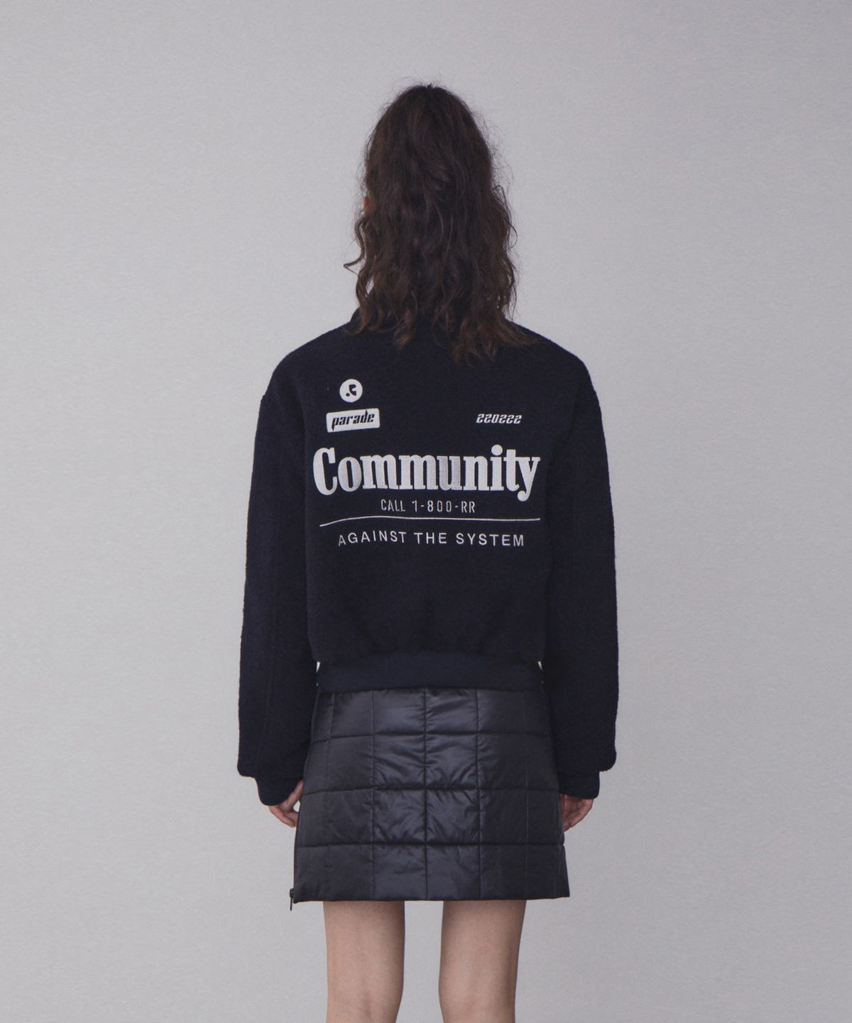 레스트앤레크레이션(REST&RECREATION) RR COMMUNITY BOMBER JACKET_NAVY