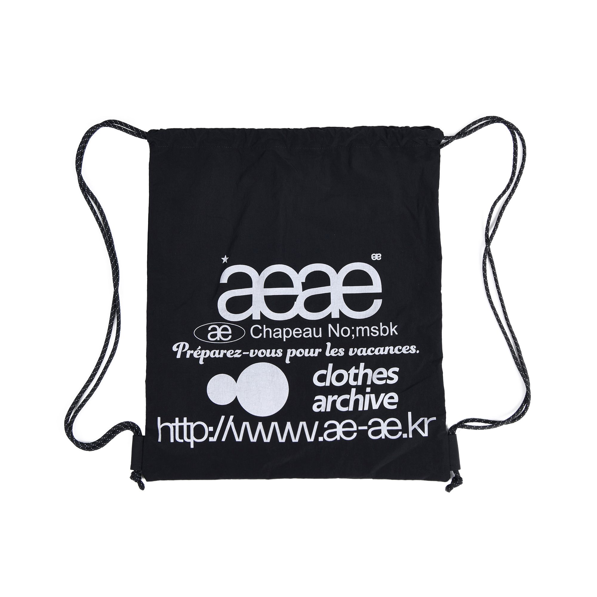新品 aeae Web Logo Gym Sack ロゴドットジムサック MUSINSA公式 | AEAE Web Logo Gym Sack -[SILVER]