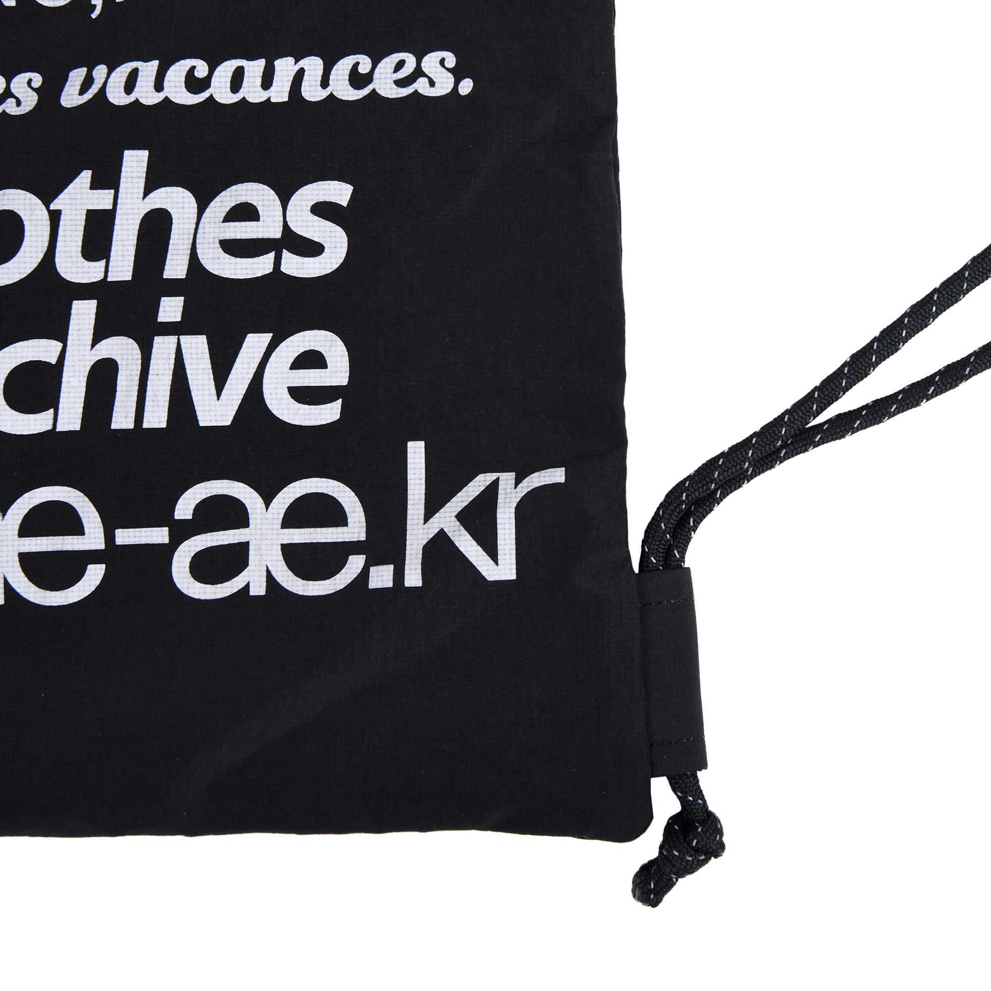 AEAE ♥ WEB LOGO DOT GYM SACK/追跡付 WEB LOGO DOT GYM SACK [BLACK] – aeae JAPAN