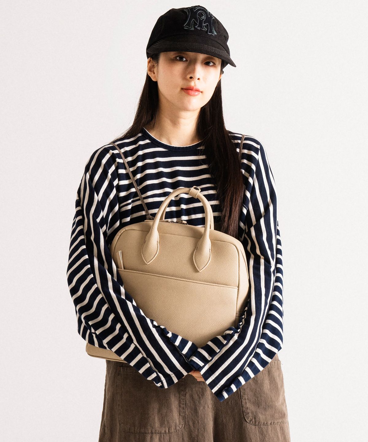 르마인(LEMINE) 브리프케이스2웨이백(베이지)