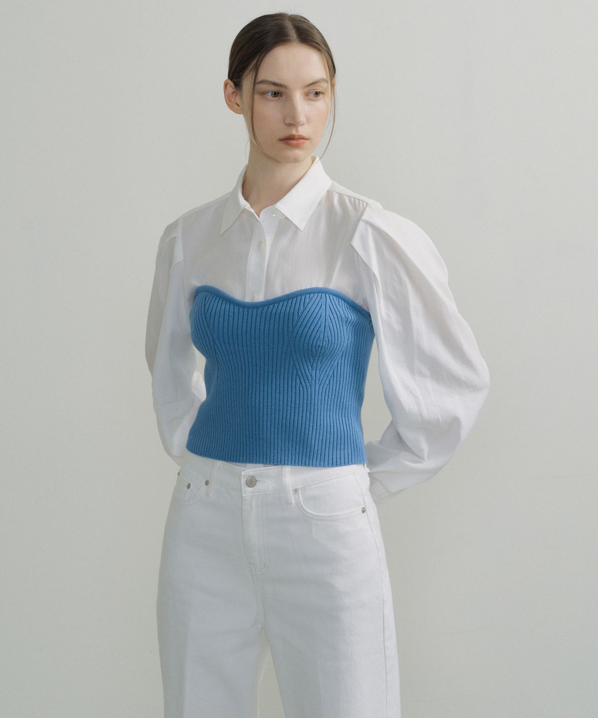 오떼뜨(OCTETTE) BUSTIER KNIT_3COLOR