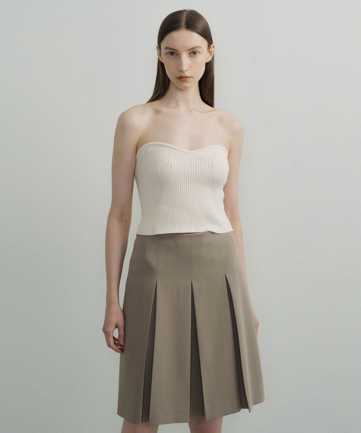 오떼뜨(OCTETTE) BUSTIER KNIT_3COLOR