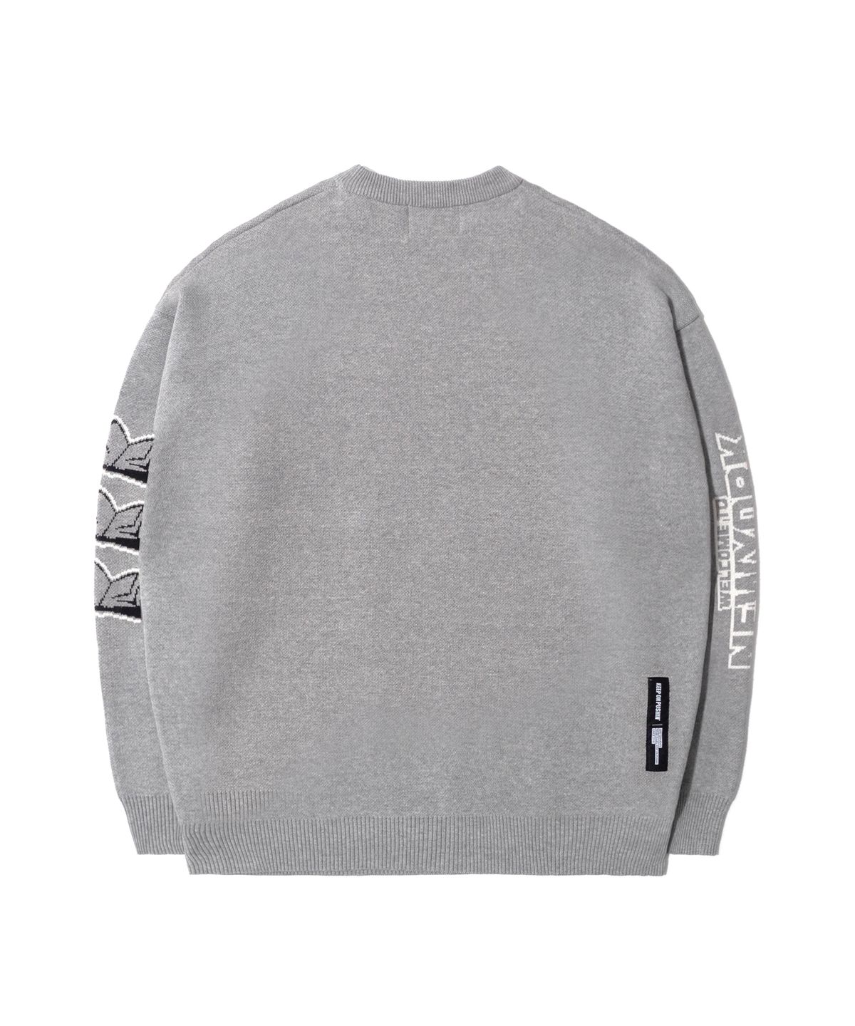 큐티에잇 가먼츠(QT8 GARMENTS) GB Cat of Liberty Jacquard Sweater (Grey)