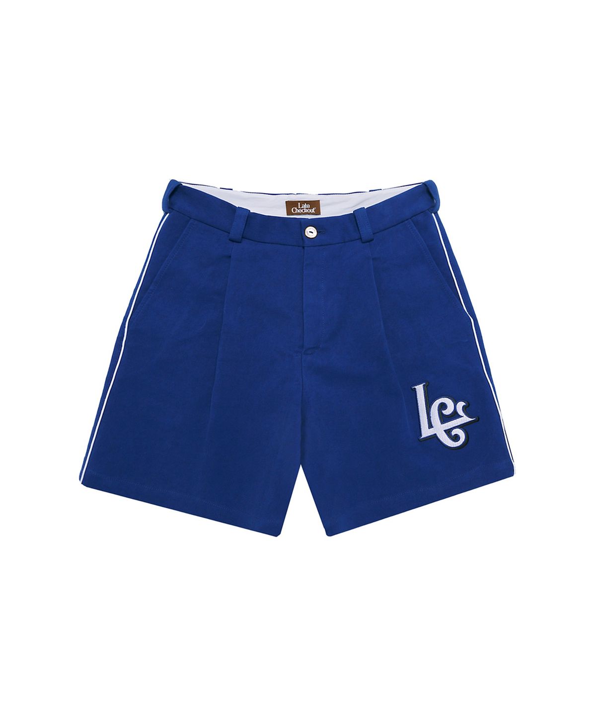 레이트 체크아웃(LATE CHECKOUT) (M) LC 네이비 베이스볼 쇼츠 LC NAVY BASEBALL SHORTS