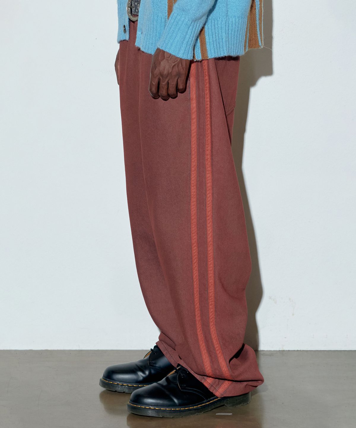 스컬프터(SCULPTOR) Straight Line Denim Pants Brick