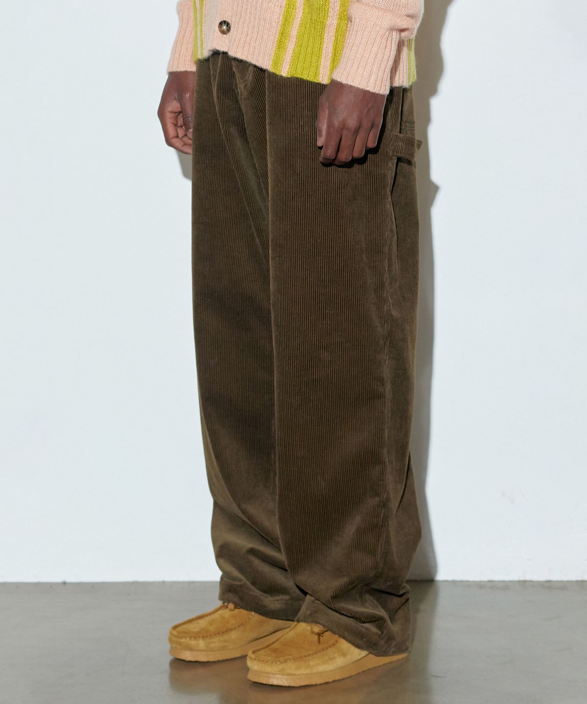 스컬프터(SCULPTOR) Corduroy Work Pants Brown
