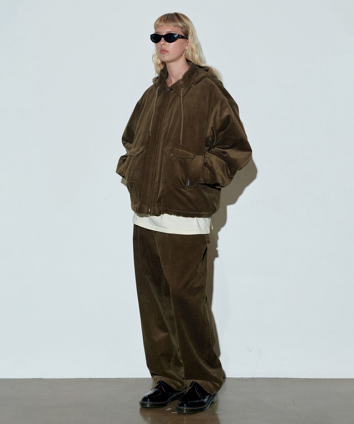 스컬프터(SCULPTOR) Classic Corduroy Parka Brown