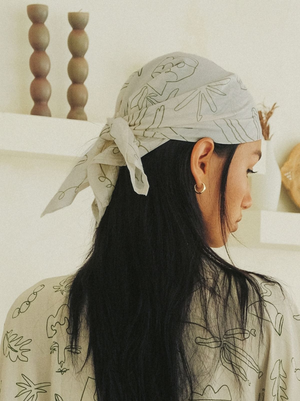 멧앤멜(MATT AND MEL) [스카프] Camino - Warm gray