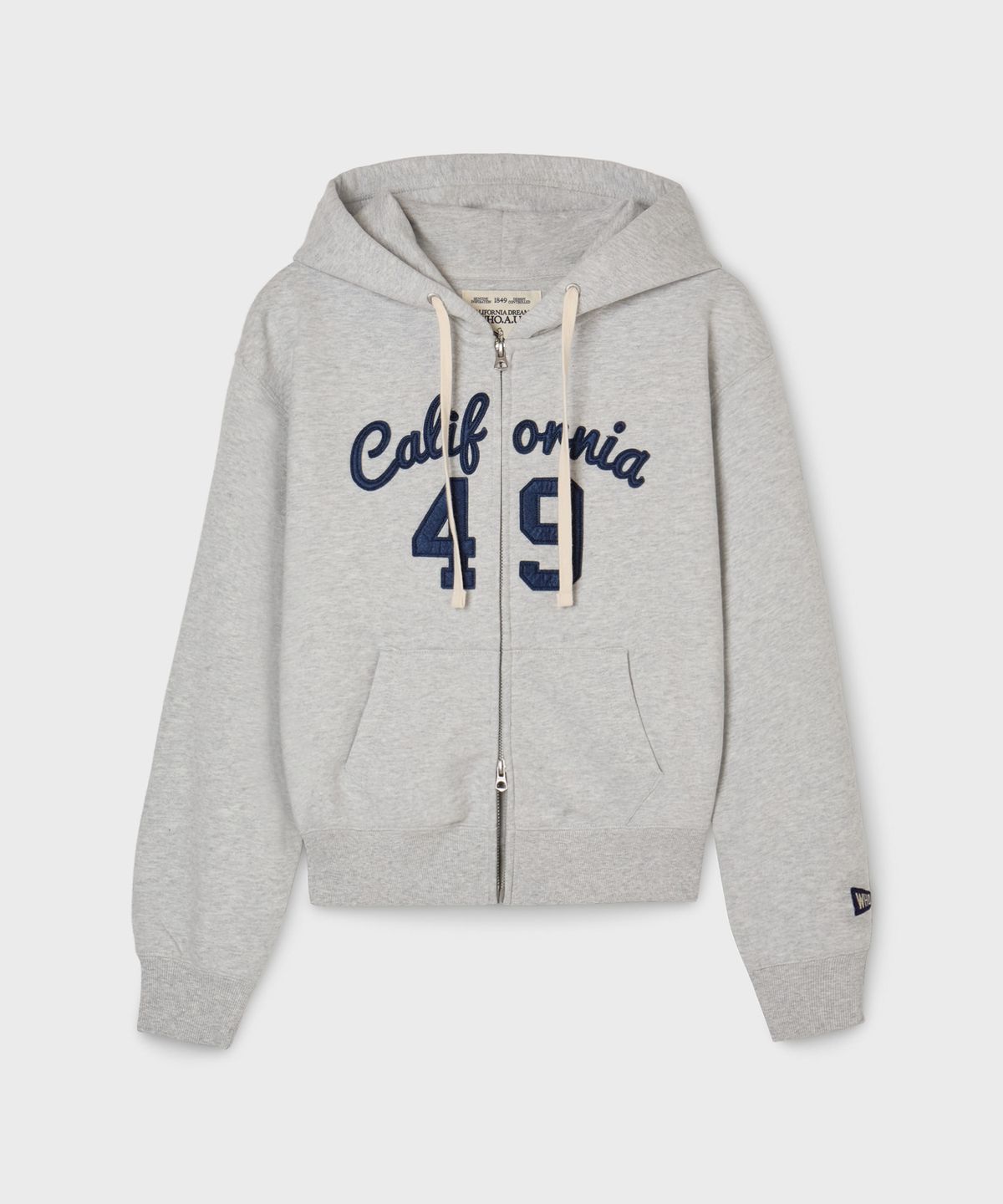 후아유(WHO.A.U) Patch Crop Hood Zip-up / WHMZG1111F