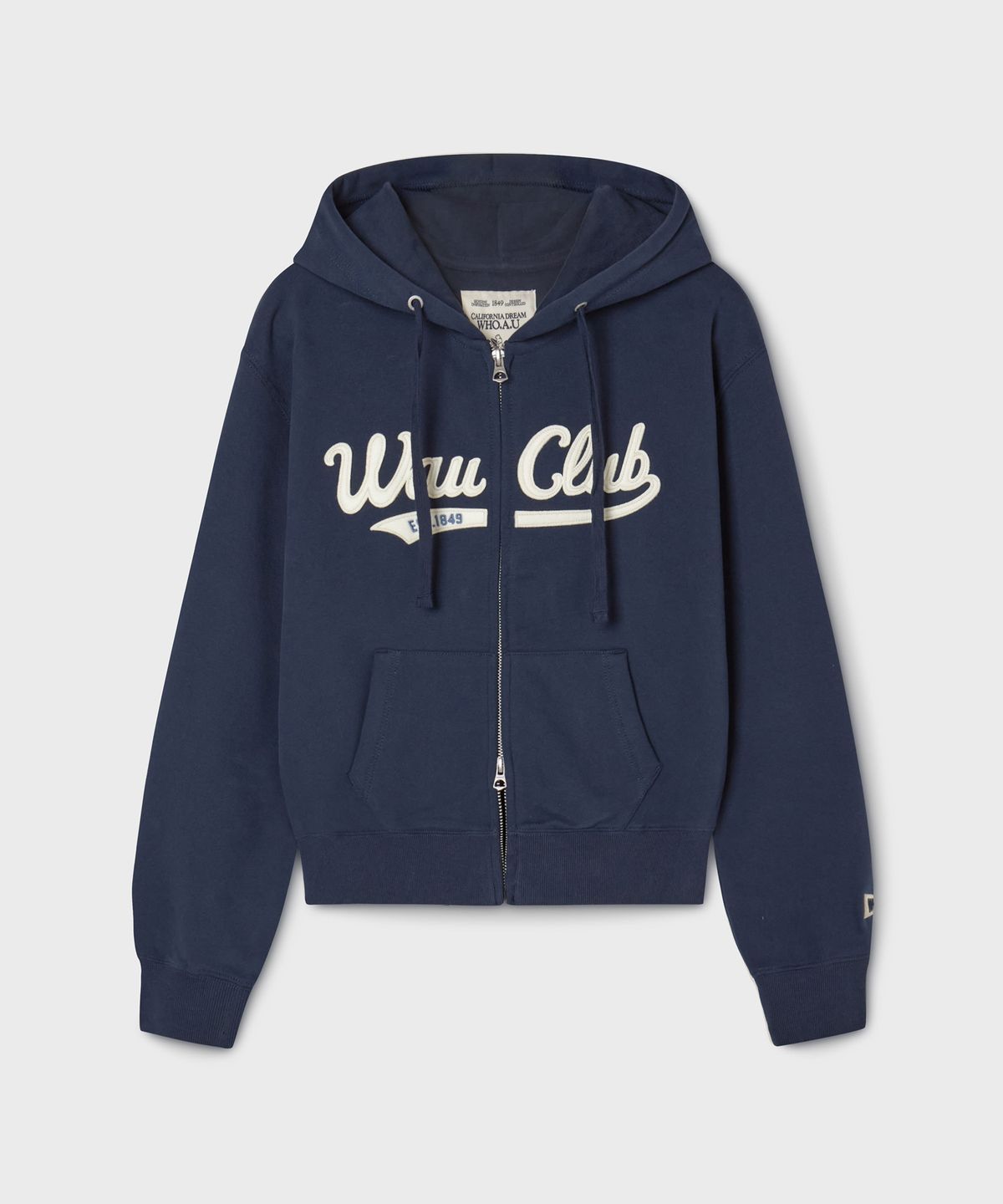 후아유(WHO.A.U) Patch Crop Hood Zip-up / WHMZG1111F