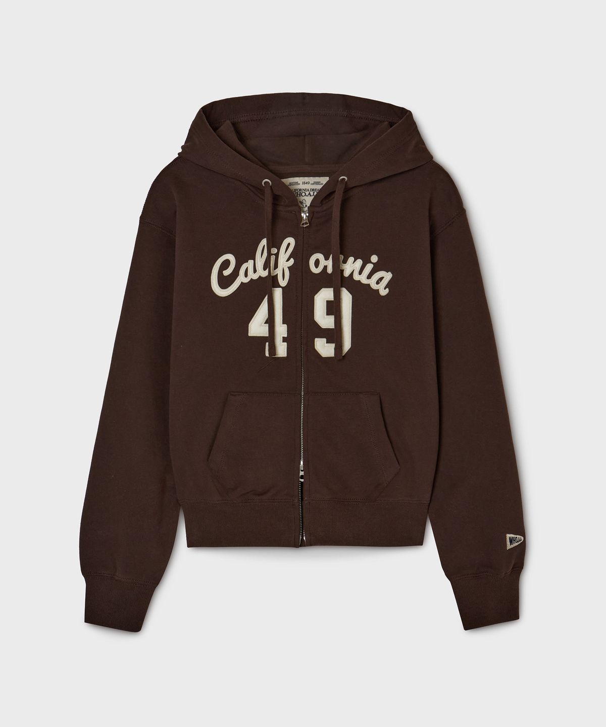 후아유(WHO.A.U) Patch Crop Hood Zip-up / WHMZG1111F