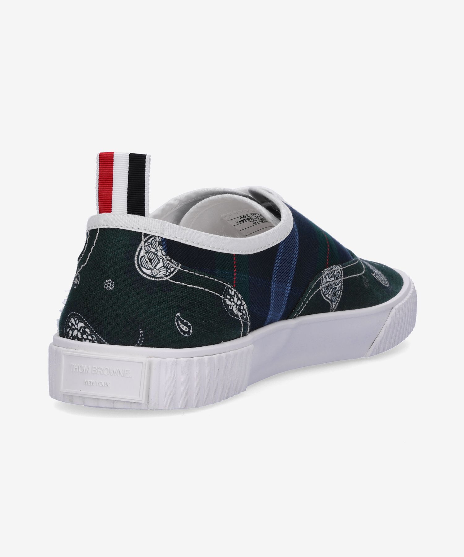 スニーカー *THOM BROWNE* Tartan Check Heritage Sneakers Multi Color MFD MUSINSA | THOM BROWNE Tartan Checkered Heritage Sneakers