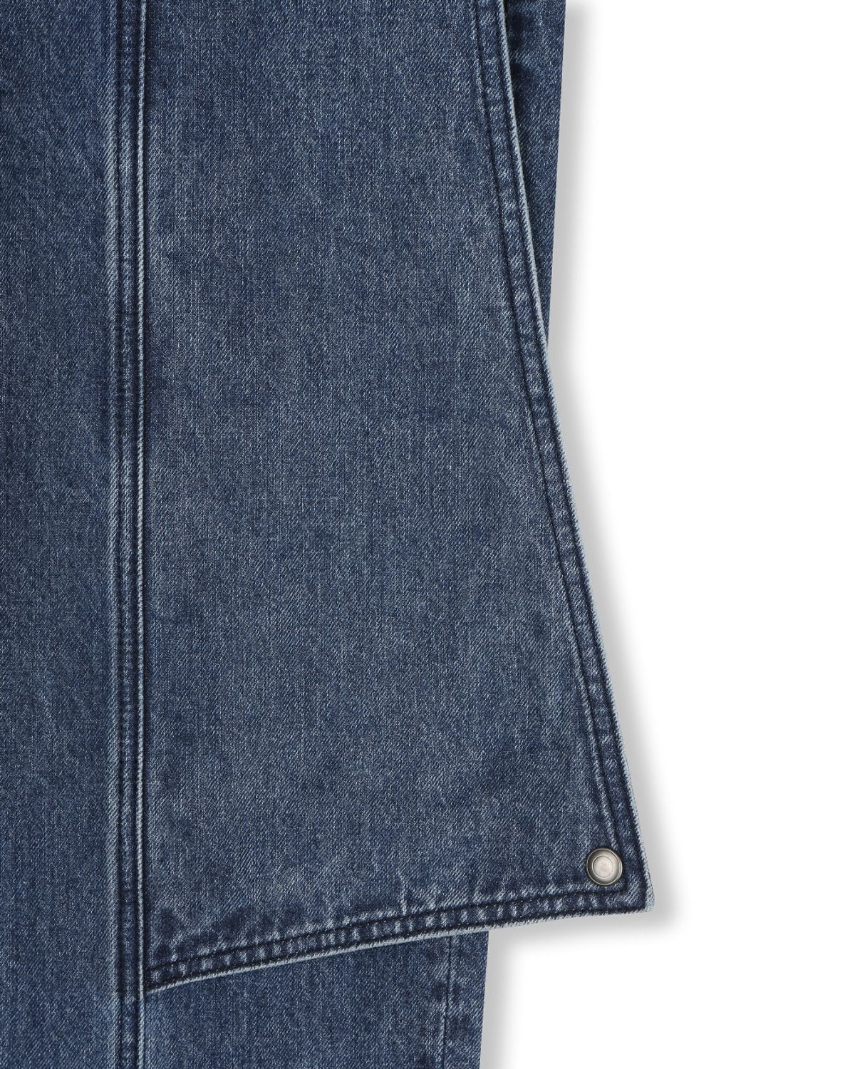 비슬로우(BESLOW) BIG FRONT PANELS JEANS BLUE