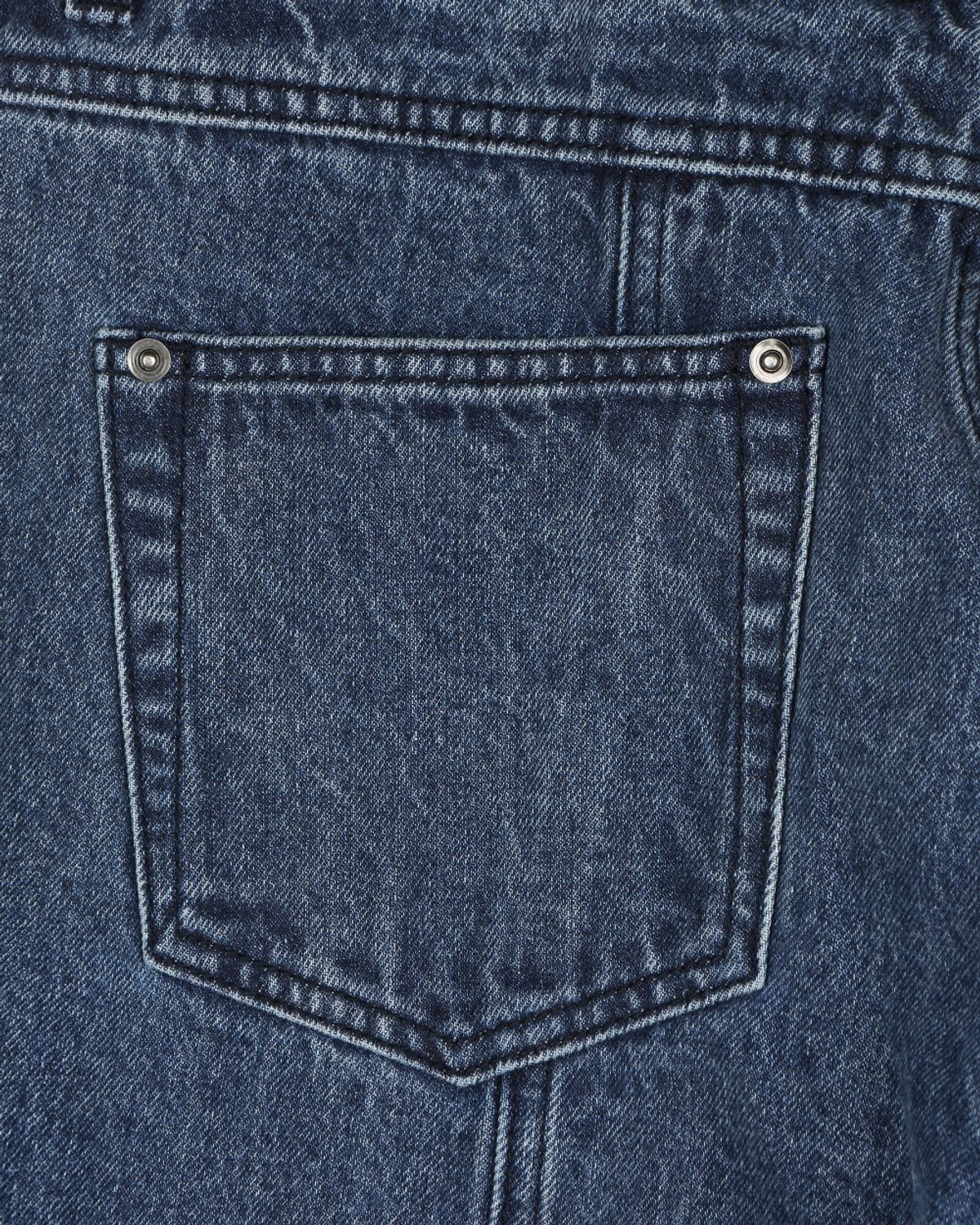 비슬로우(BESLOW) BIG FRONT PANELS JEANS BLUE