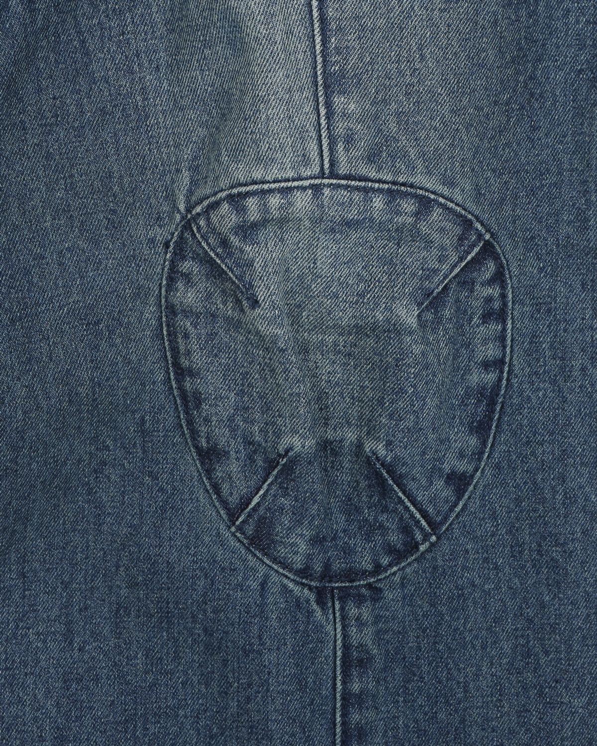 비슬로우(BESLOW) MOTOCYCLE WASHED DENIM PANTS VINTAGE BLUE