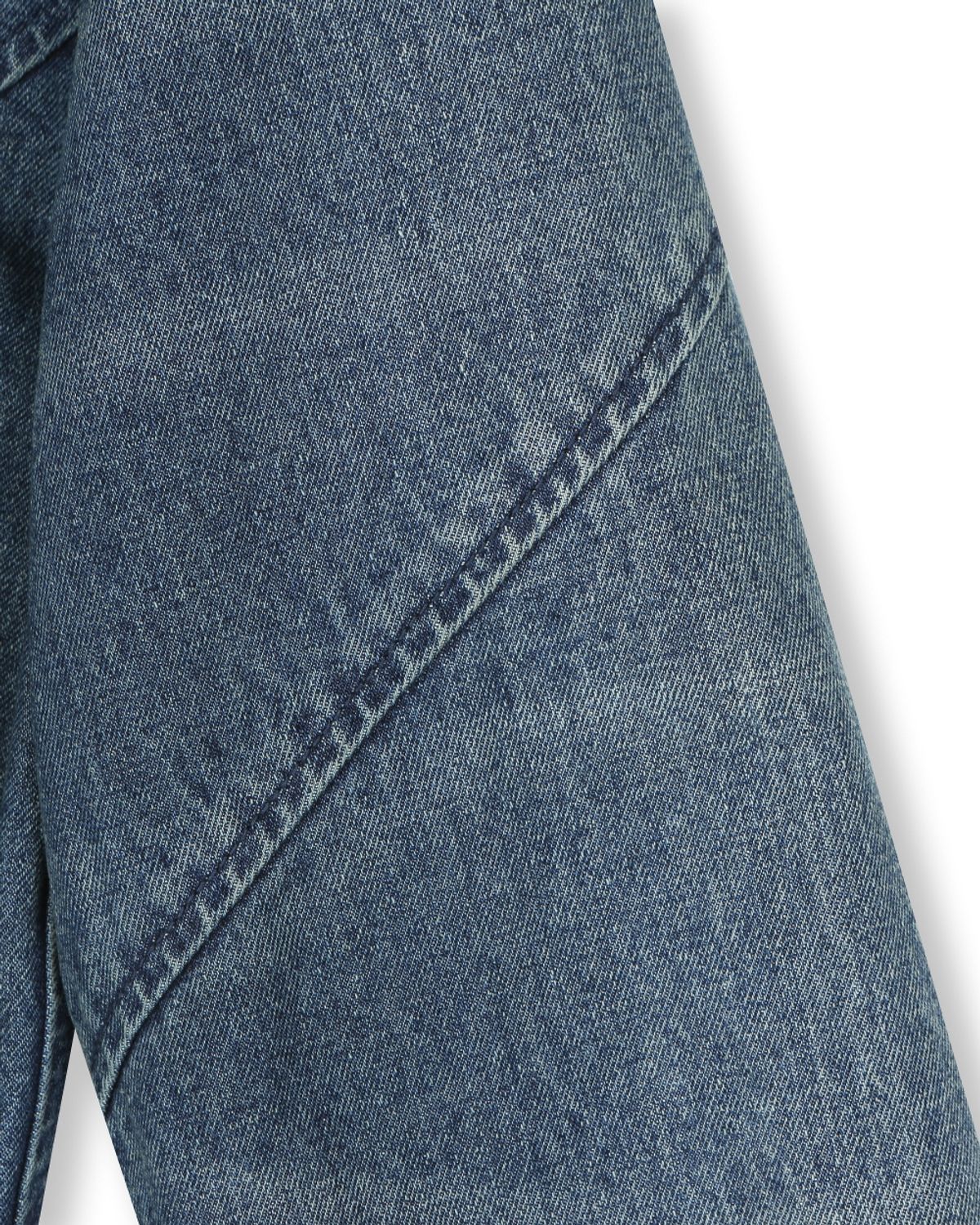 비슬로우(BESLOW) MOTOCYCLE WASHED DENIM JACKET VINTAGE BLUE