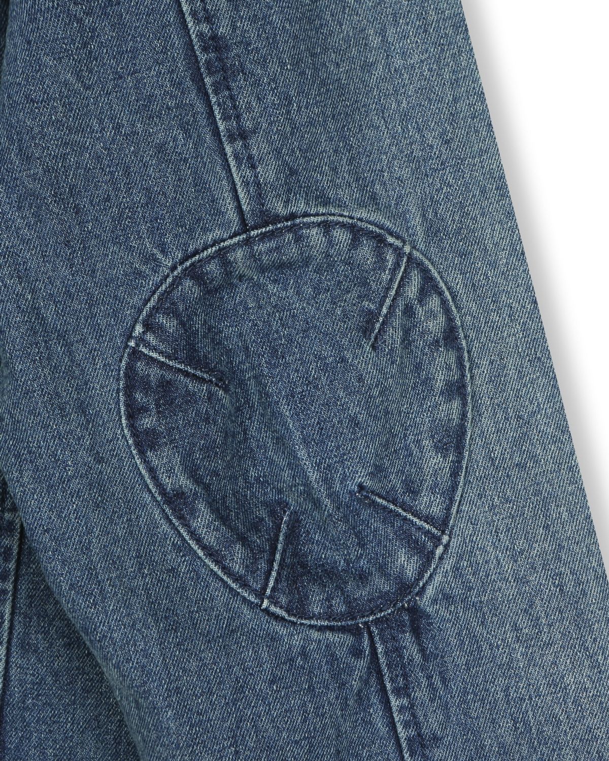 비슬로우(BESLOW) MOTOCYCLE WASHED DENIM JACKET VINTAGE BLUE