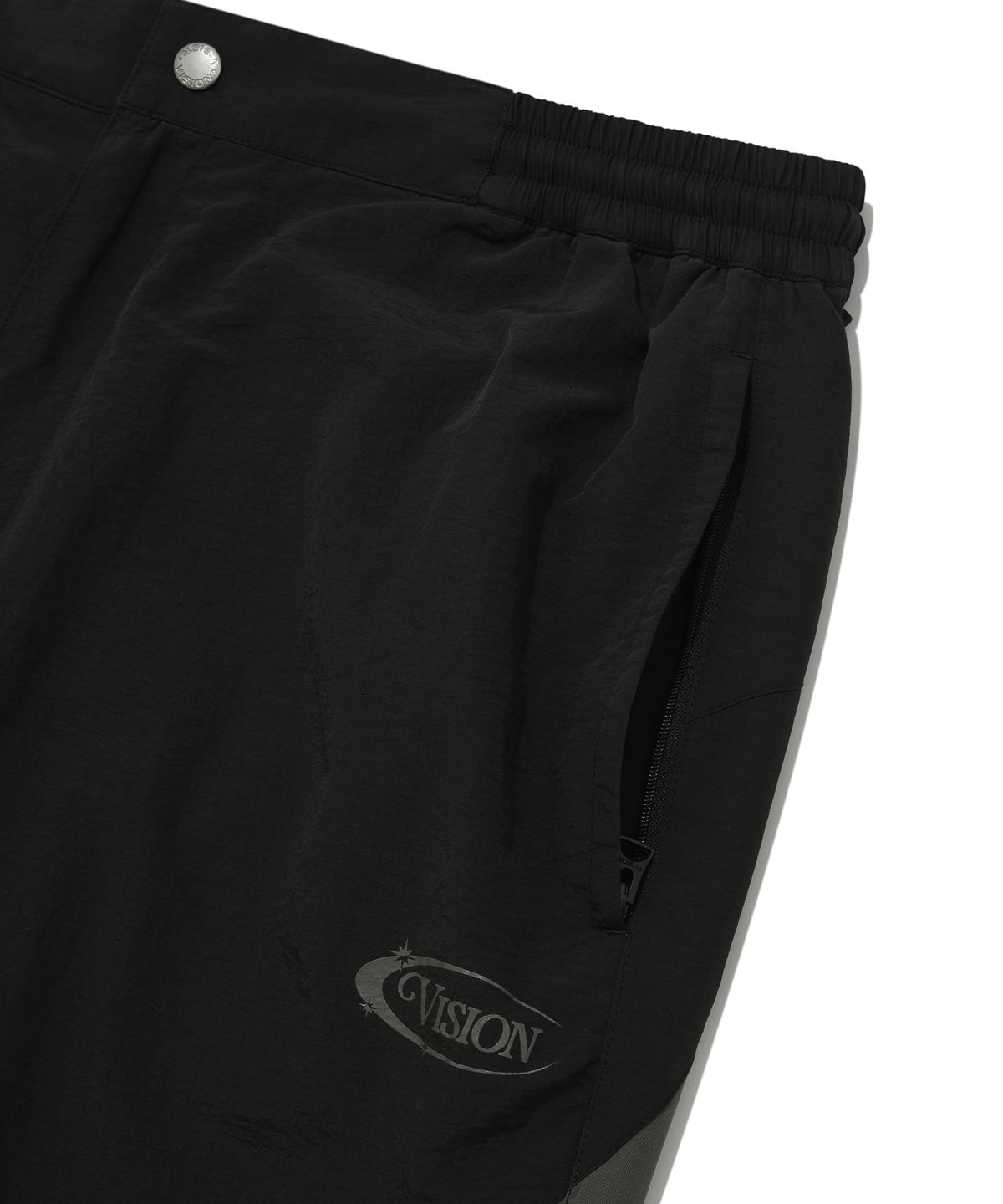 비전스트릿웨어(VISION STREETWEAR) VSW Blocking Wind Pants Black
