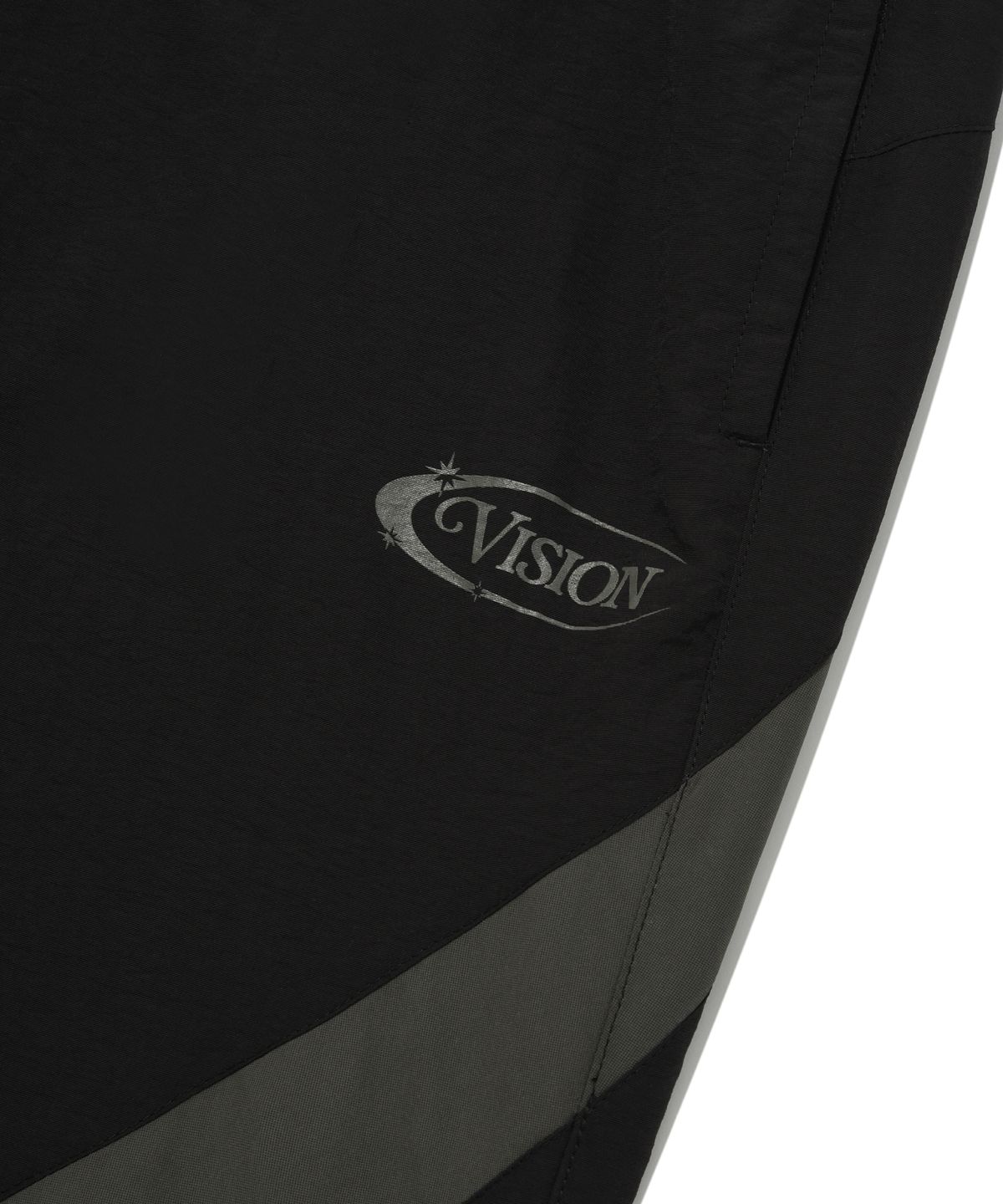 비전스트릿웨어(VISION STREETWEAR) VSW Blocking Wind Pants Black