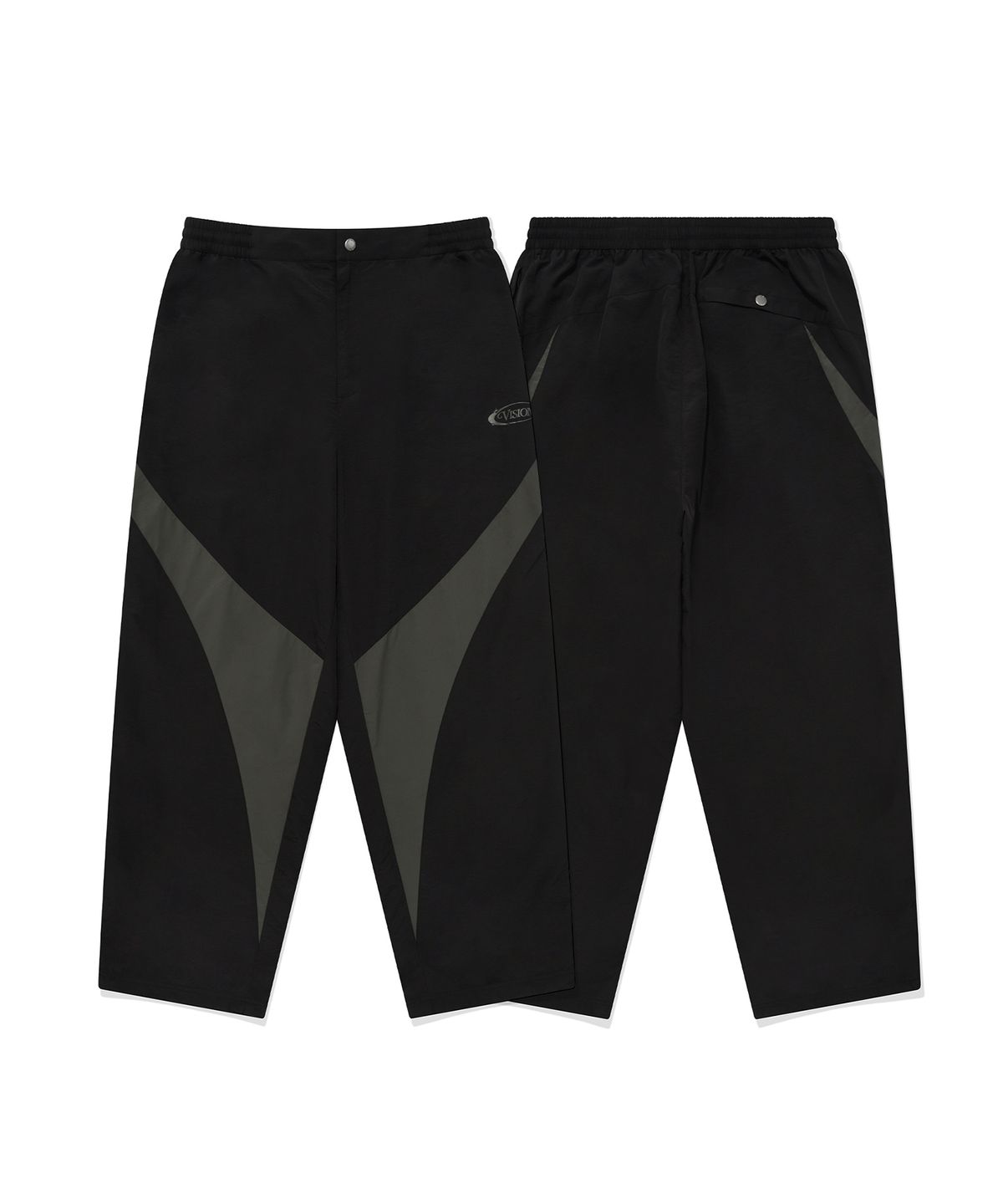 비전스트릿웨어(VISION STREETWEAR) VSW Blocking Wind Pants Black