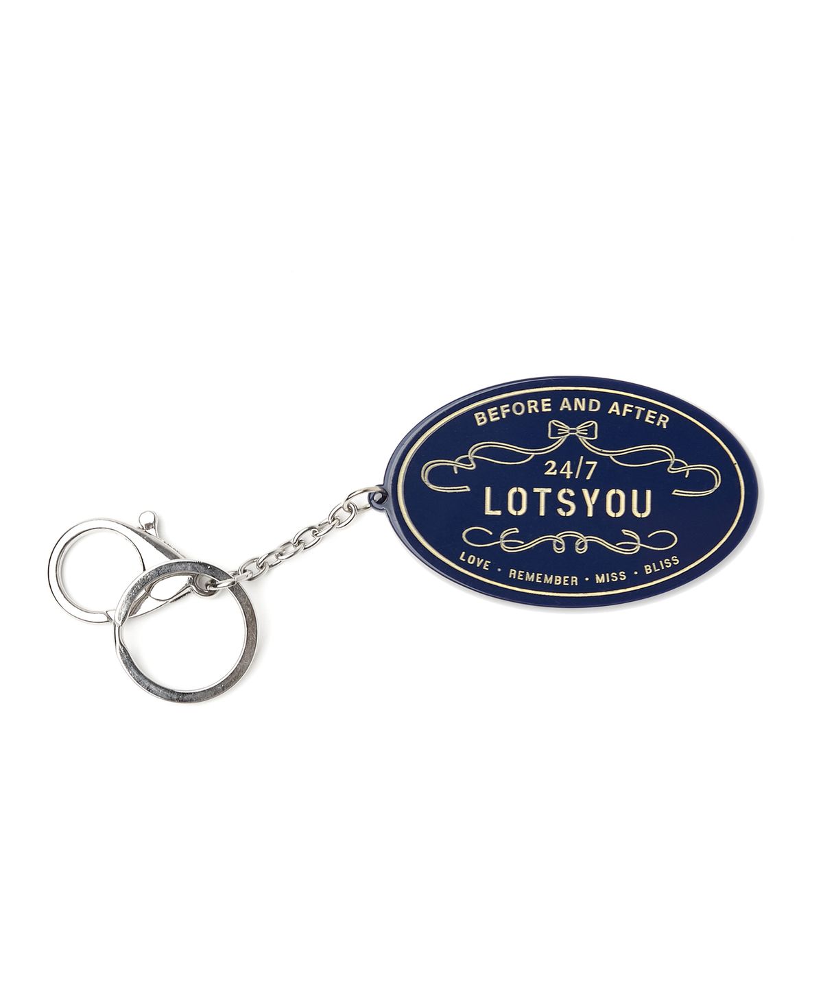 라츠유(LOTSYOU) Nostalgia Keyring Navy