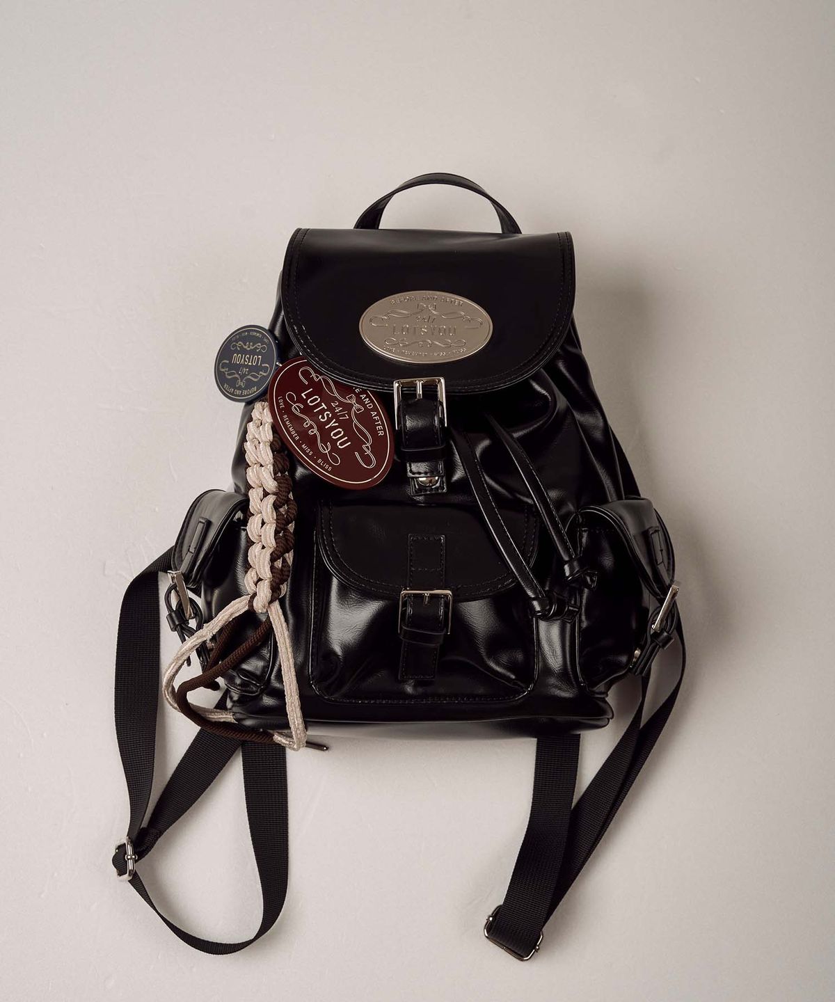 라츠유(LOTSYOU) Nostalgia Keyring Navy