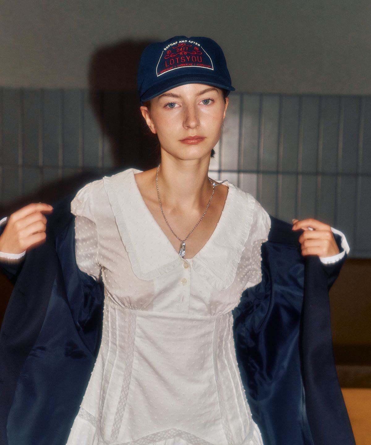 라츠유(LOTSYOU) Old Money Classic Ballcap Navy