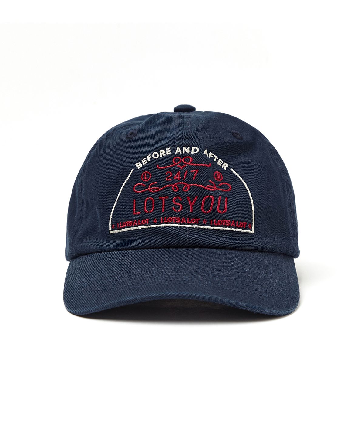 라츠유(LOTSYOU) Old Money Classic Ballcap Navy
