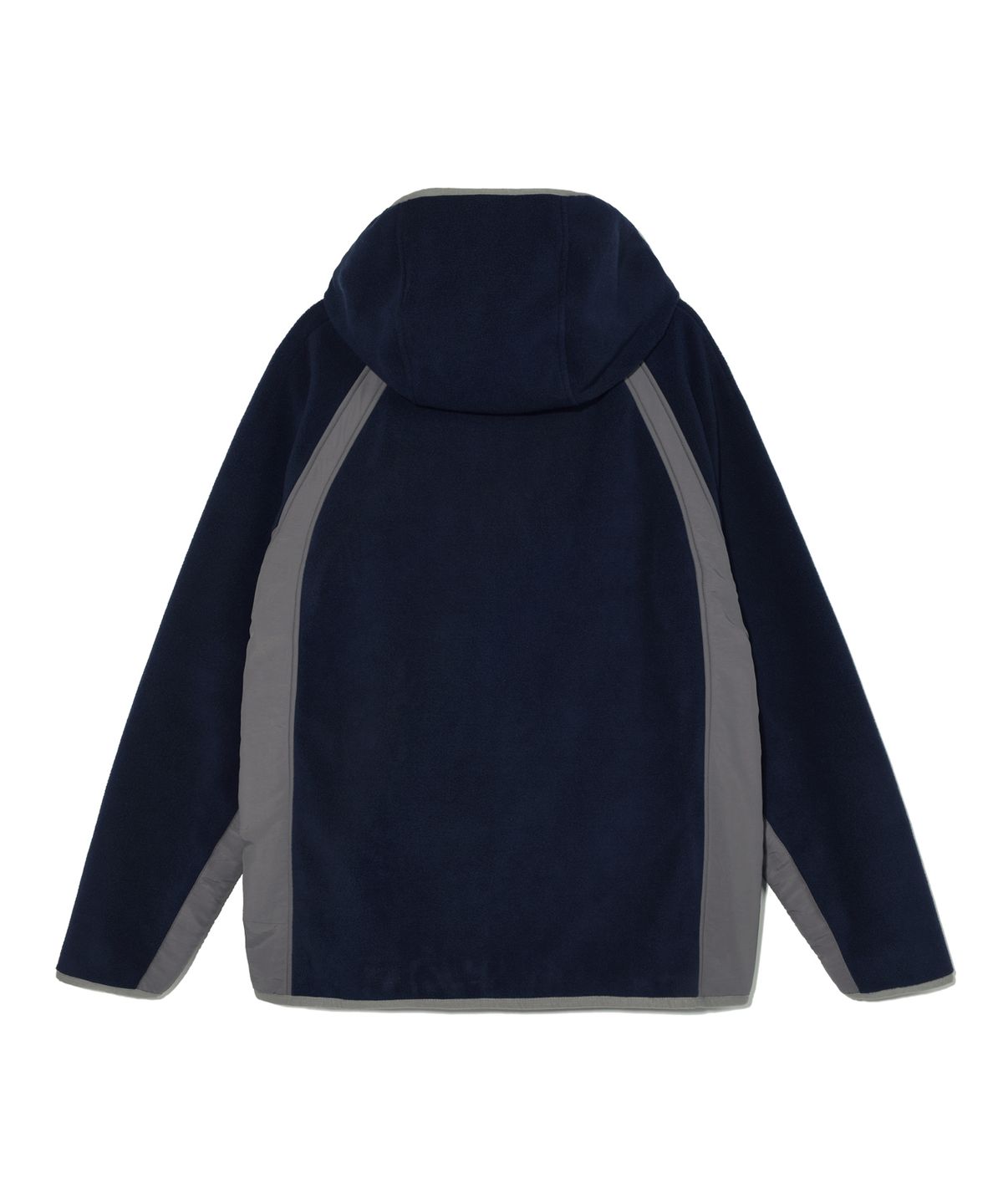 피지컬 디파트먼트(PHYSICAL DEPARTMENT) NYLON MIXED FLEECE HOODIE ZIP UP BLUE