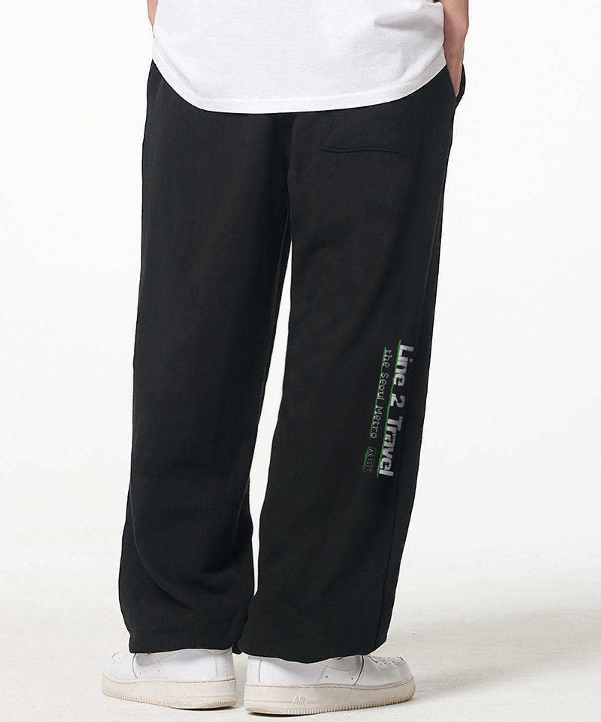 아티스트웨어(ARTISTWEAR) [ATW] 라인2플레이스 와이드 조거팬츠
