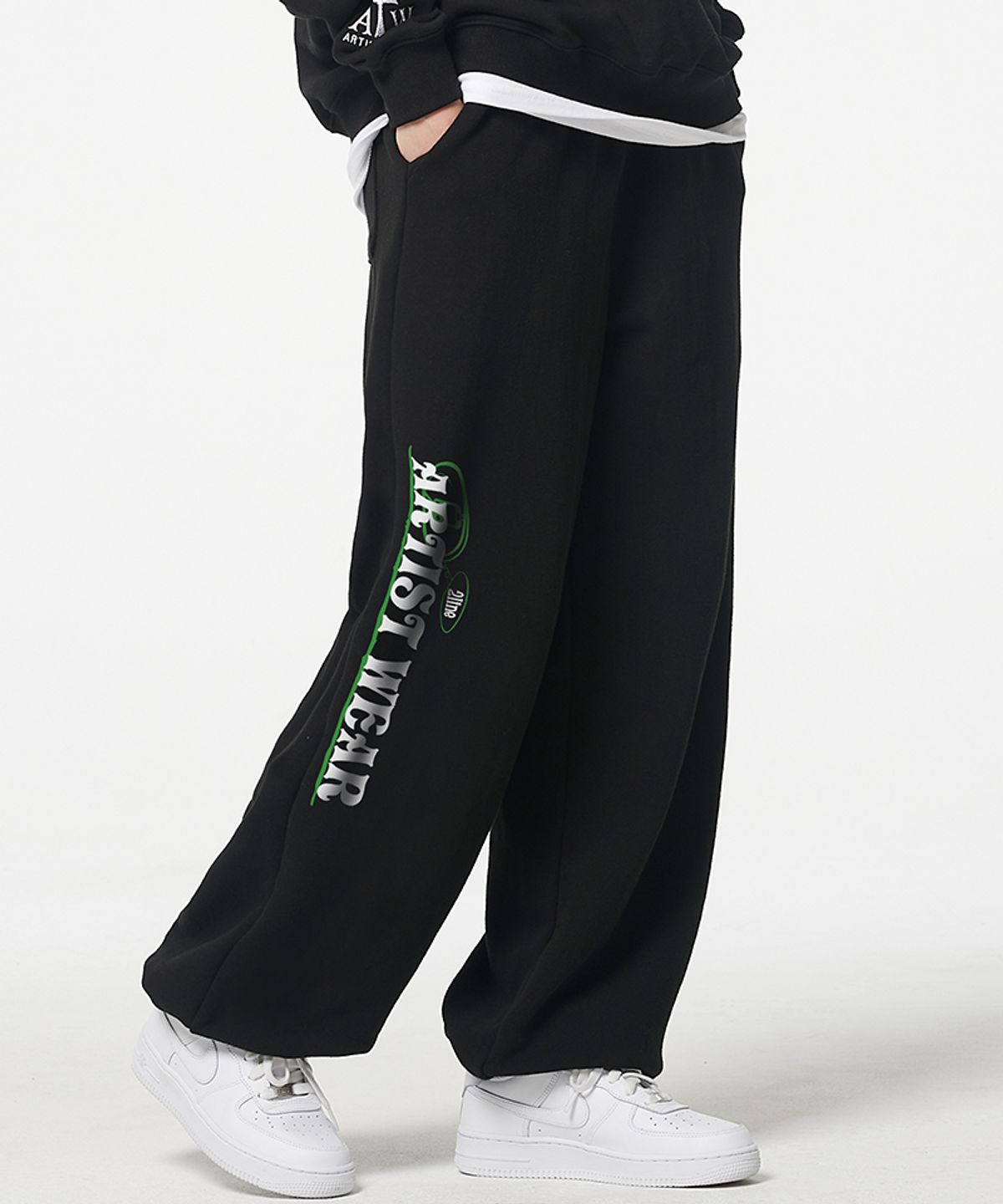 아티스트웨어(ARTISTWEAR) [ATW] 라인2플레이스 와이드 조거팬츠