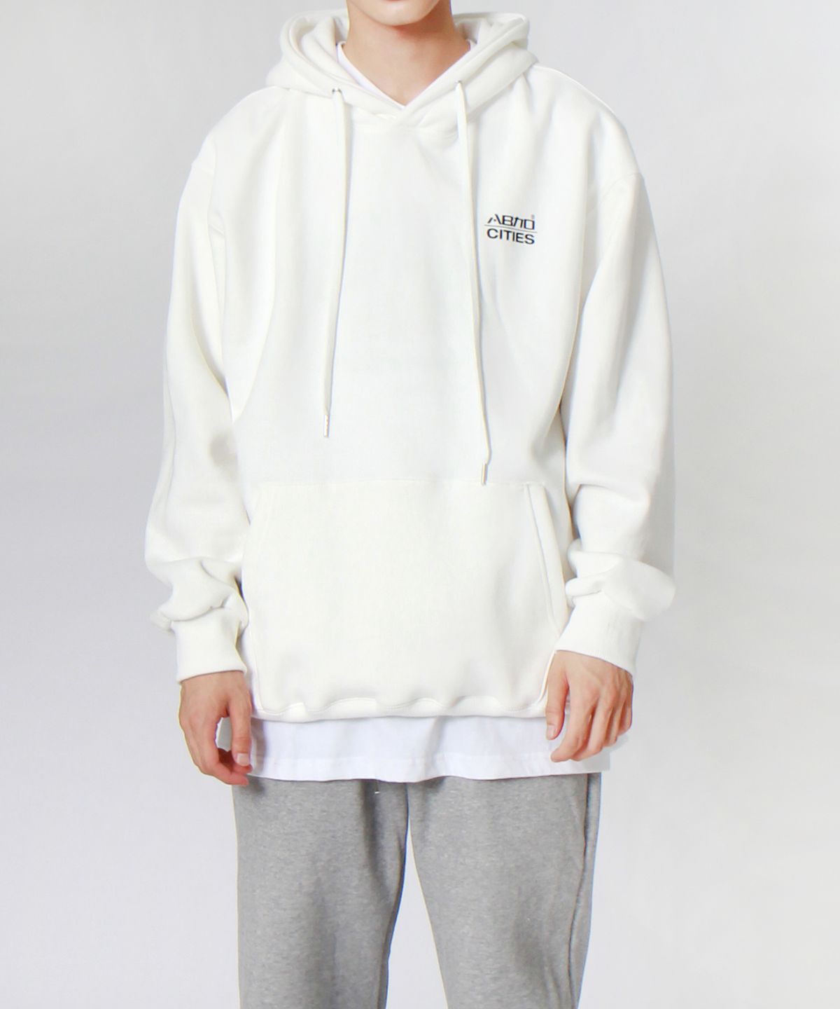 앱놀머씽(ABNORMALTHING) SESSION23 HOOD (WHITE)