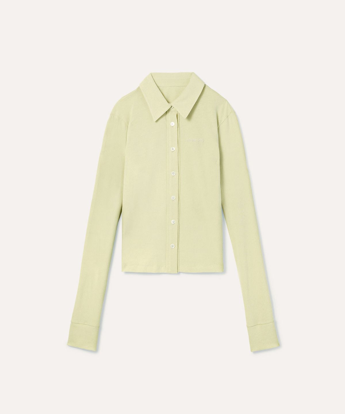에스이오(s/e/o) BACK HOLE JERSEY SHIRT_LIGHT KHAKI