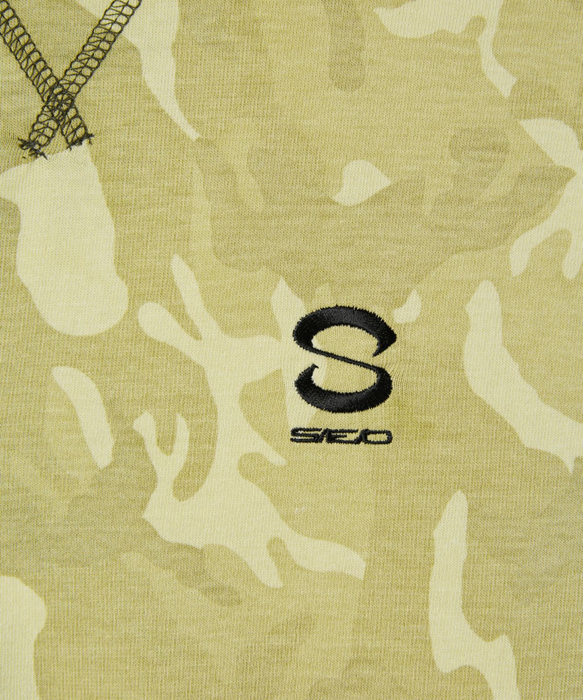 에스이오(s/e/o) CAMO HOOD LAYERED TEE_LIGHT