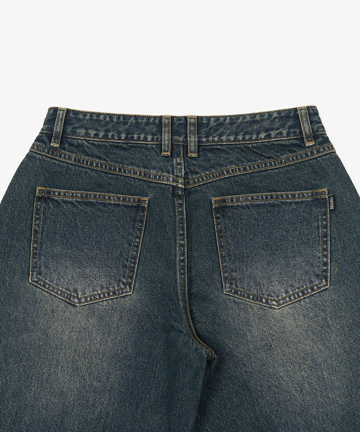 ★韓国の人気★【TOFFEE】★WIDE DENIM PANT.S★デニム★ TOFFEE]☆韓国大人気☆WIDE DENIM PANTS (デニム・ジーパン