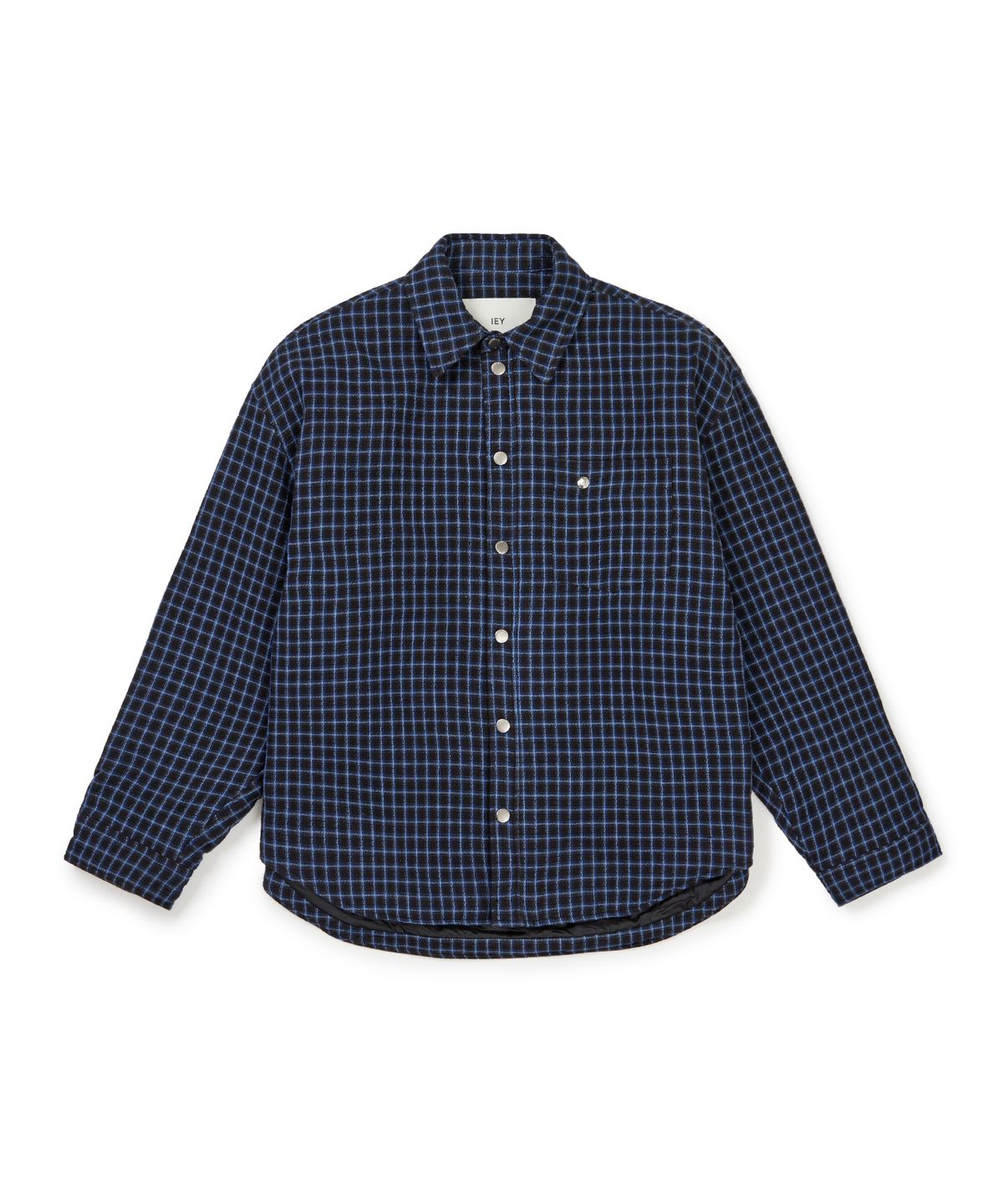 이에이(IEY) OVER SHIRT JUMPER Blue