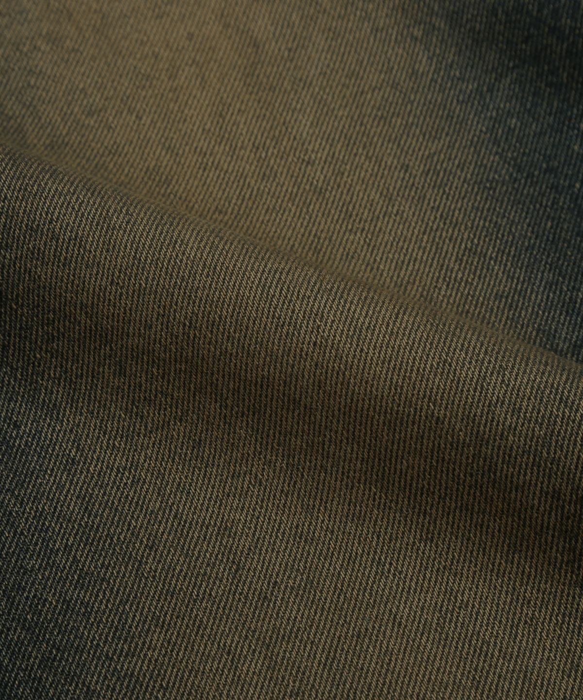 트릴리온(TRILLION) 바이오스톤 워싱 와이드 데님 팬츠 (DEEP GREEN)