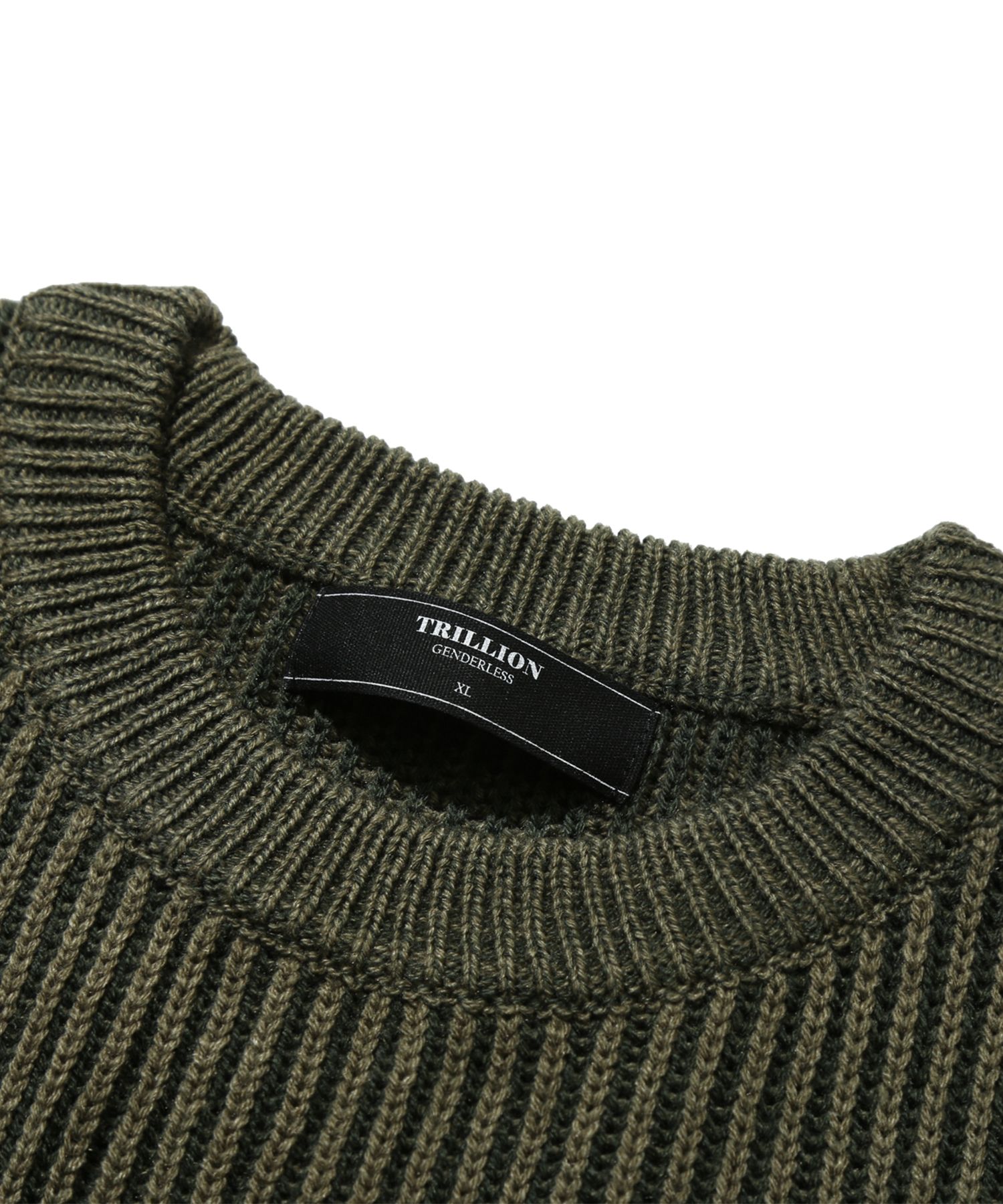 ★関税込★TRILLION★WASHABLE TWO TONE CREW NECK GRAPHIC KNIT MUSINSA | TRILLION Washable two-tone crewneck graphic knit