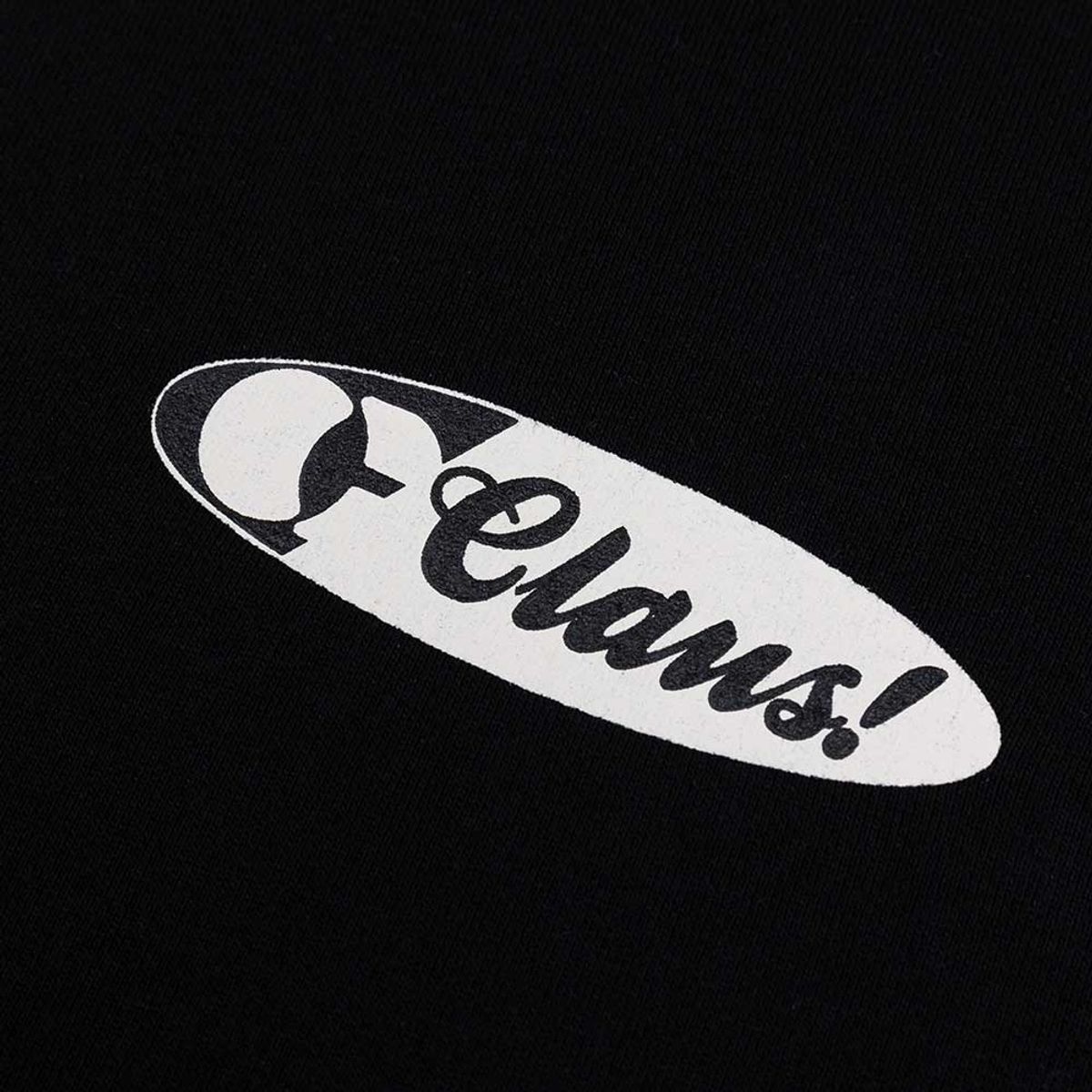 클로스랩(CLAUSLAB) CLAUS OVAL SWEATSHIRT BLACK