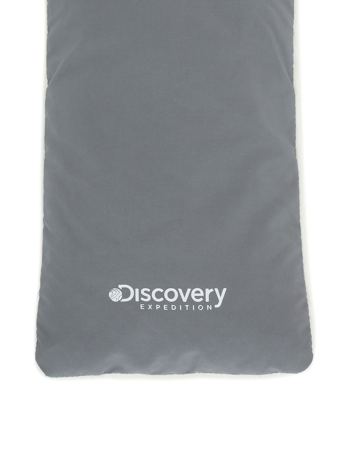 디스커버리 익스페디션(DISCOVERY EXPEDITION) 로고프린트 패딩 머플러 (D/GREY)