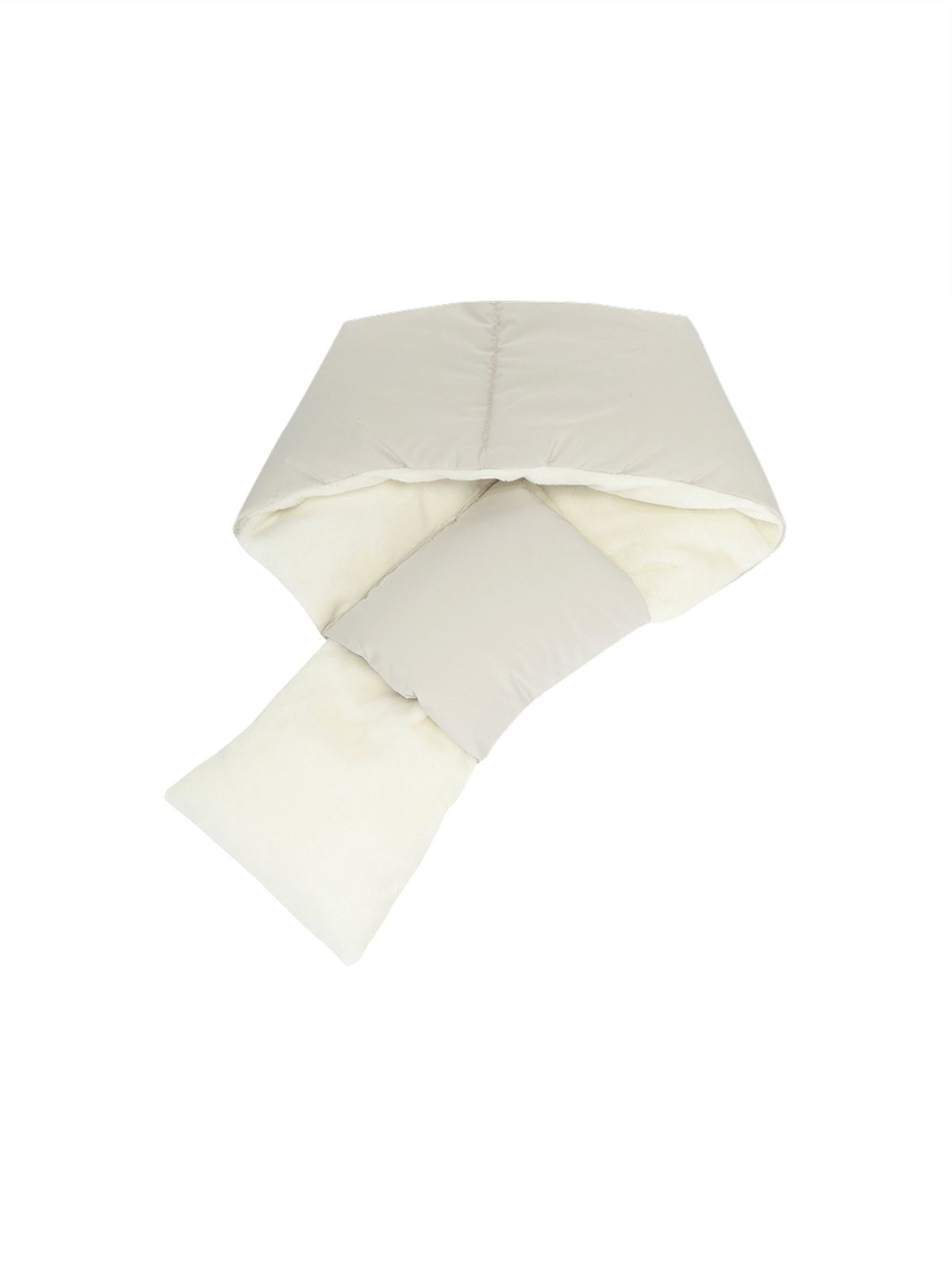 디스커버리 익스페디션(DISCOVERY EXPEDITION) 로고프린트 패딩 머플러 (BEIGE)