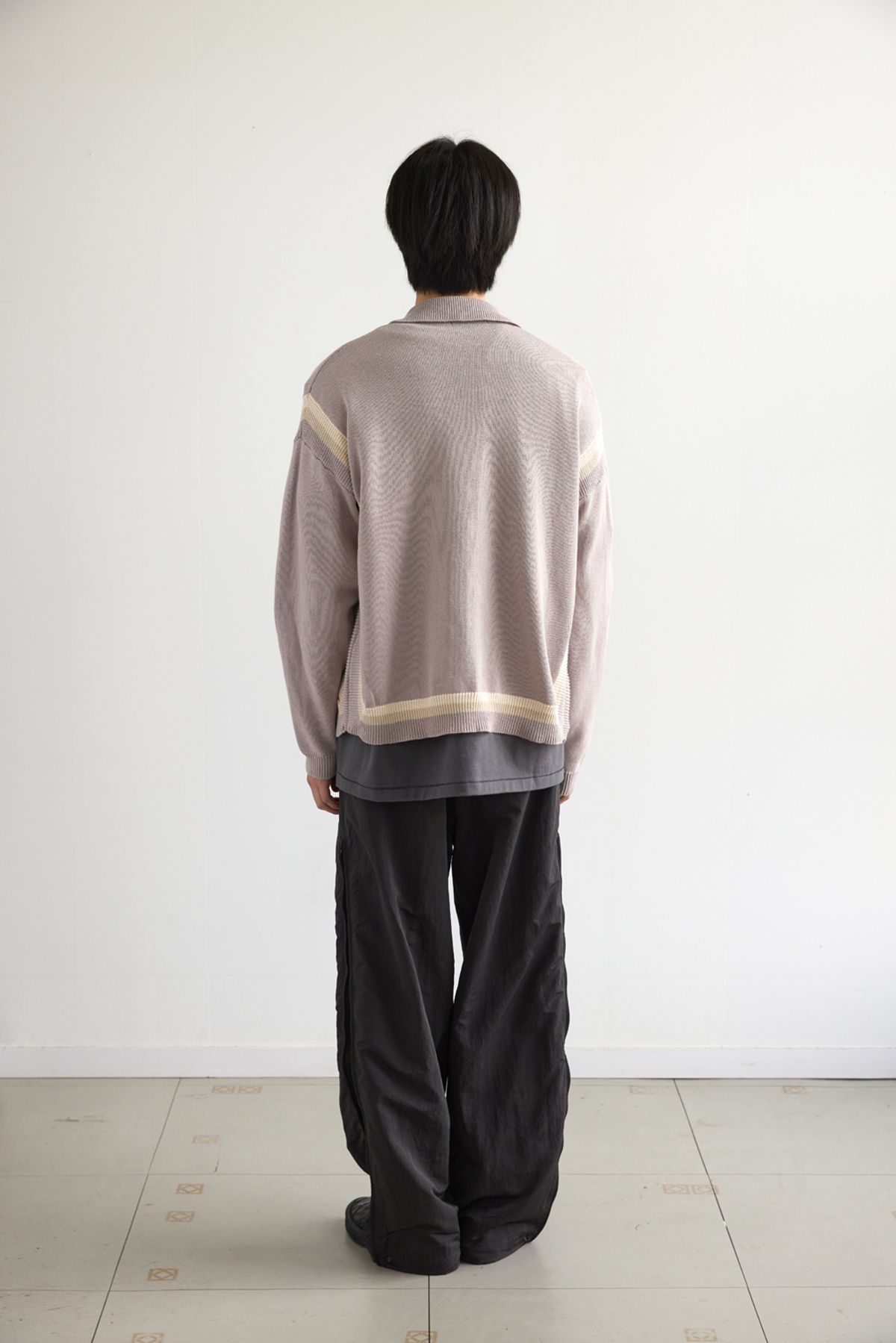 해칭룸(HATCHINGROOM) Archive Cardigan Dusty Pink