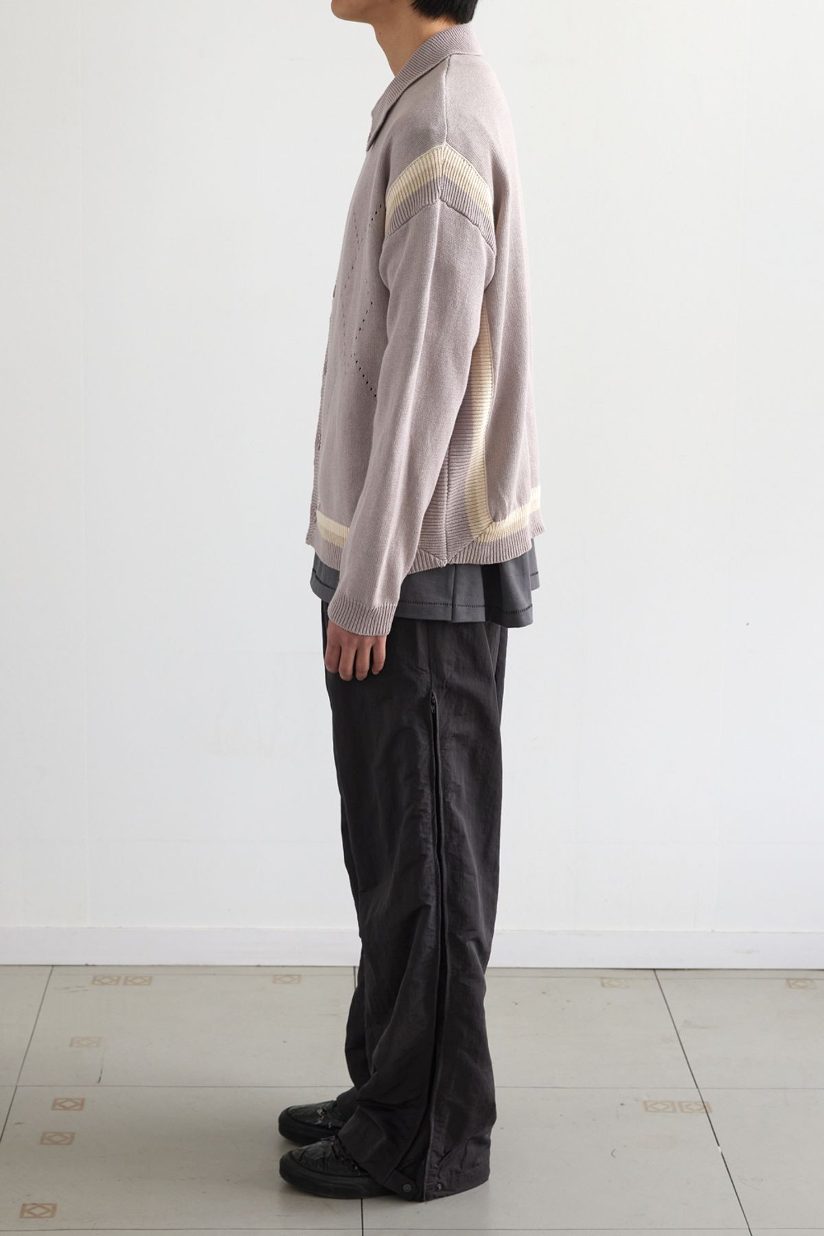 해칭룸(HATCHINGROOM) Archive Cardigan Dusty Pink