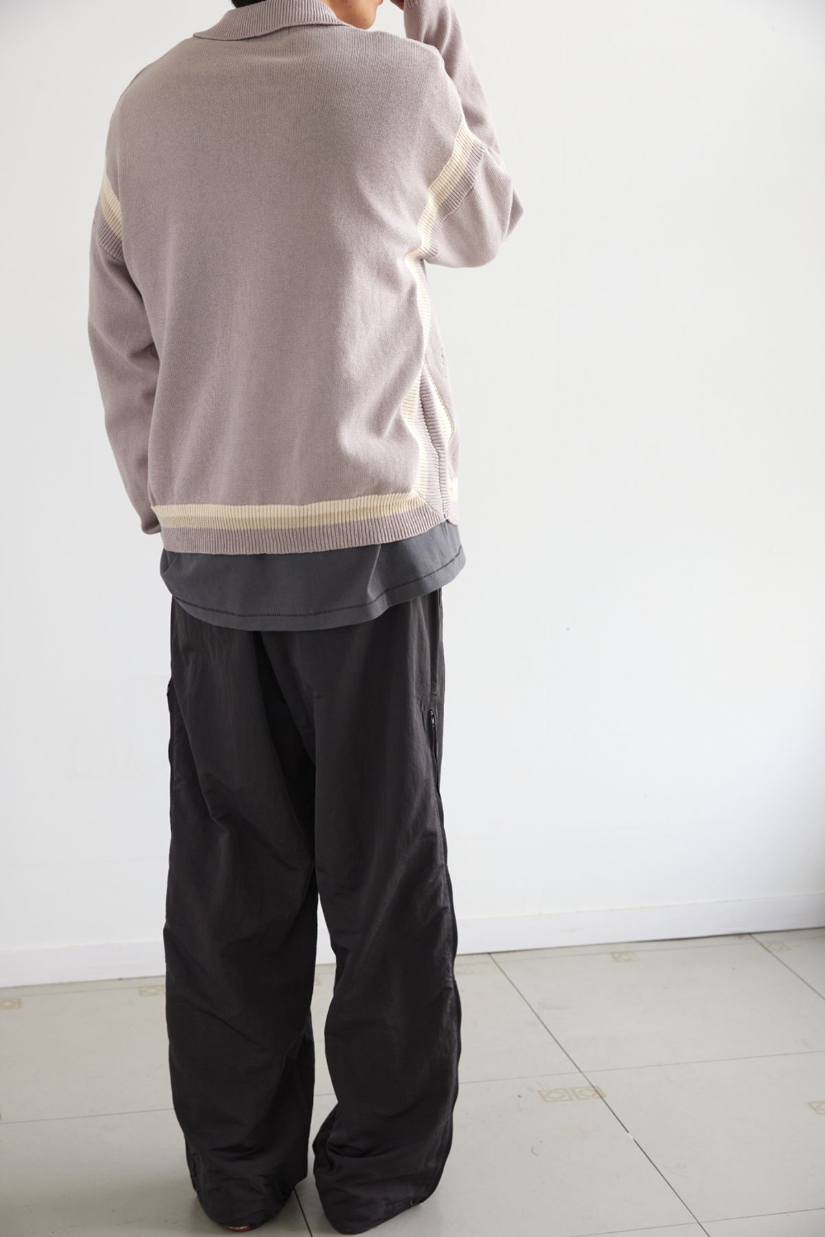해칭룸(HATCHINGROOM) Archive Cardigan Dusty Pink