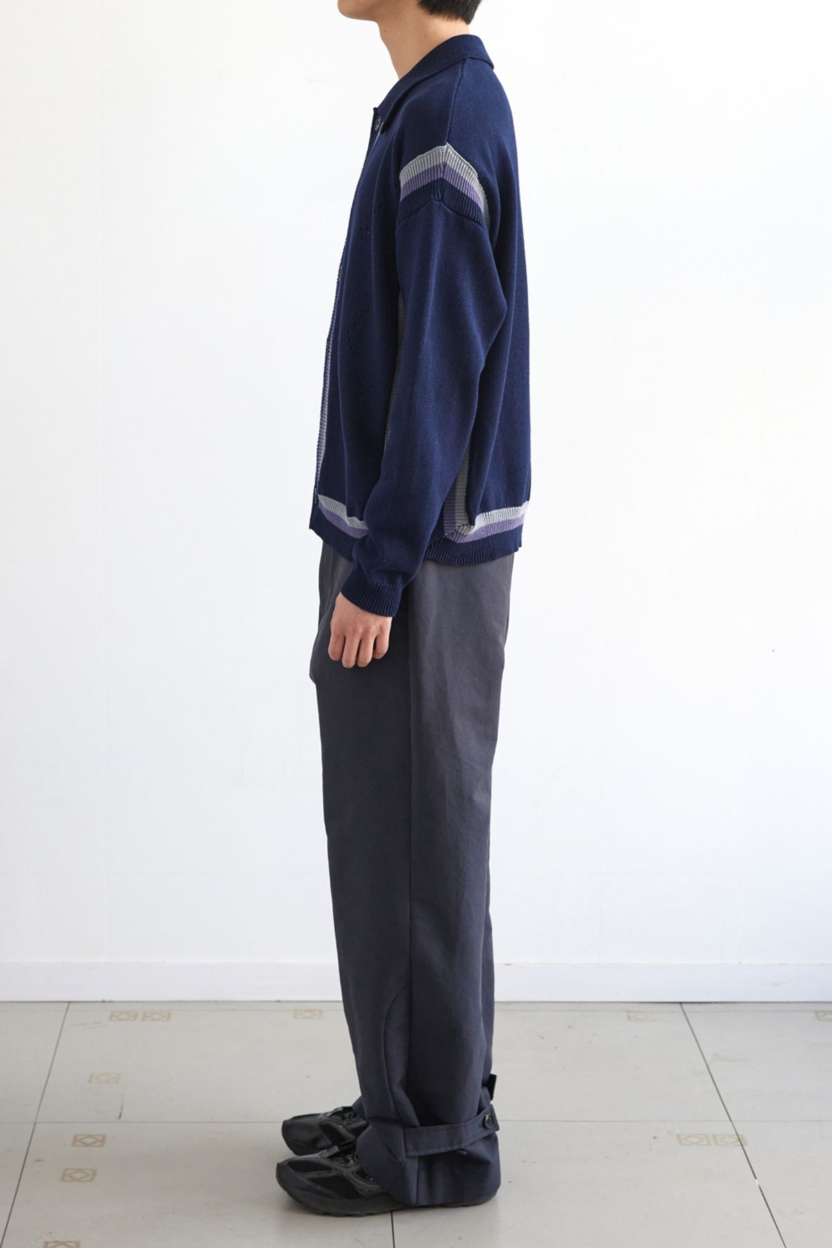 해칭룸(HATCHINGROOM) Archive Cardigan Dark Navy