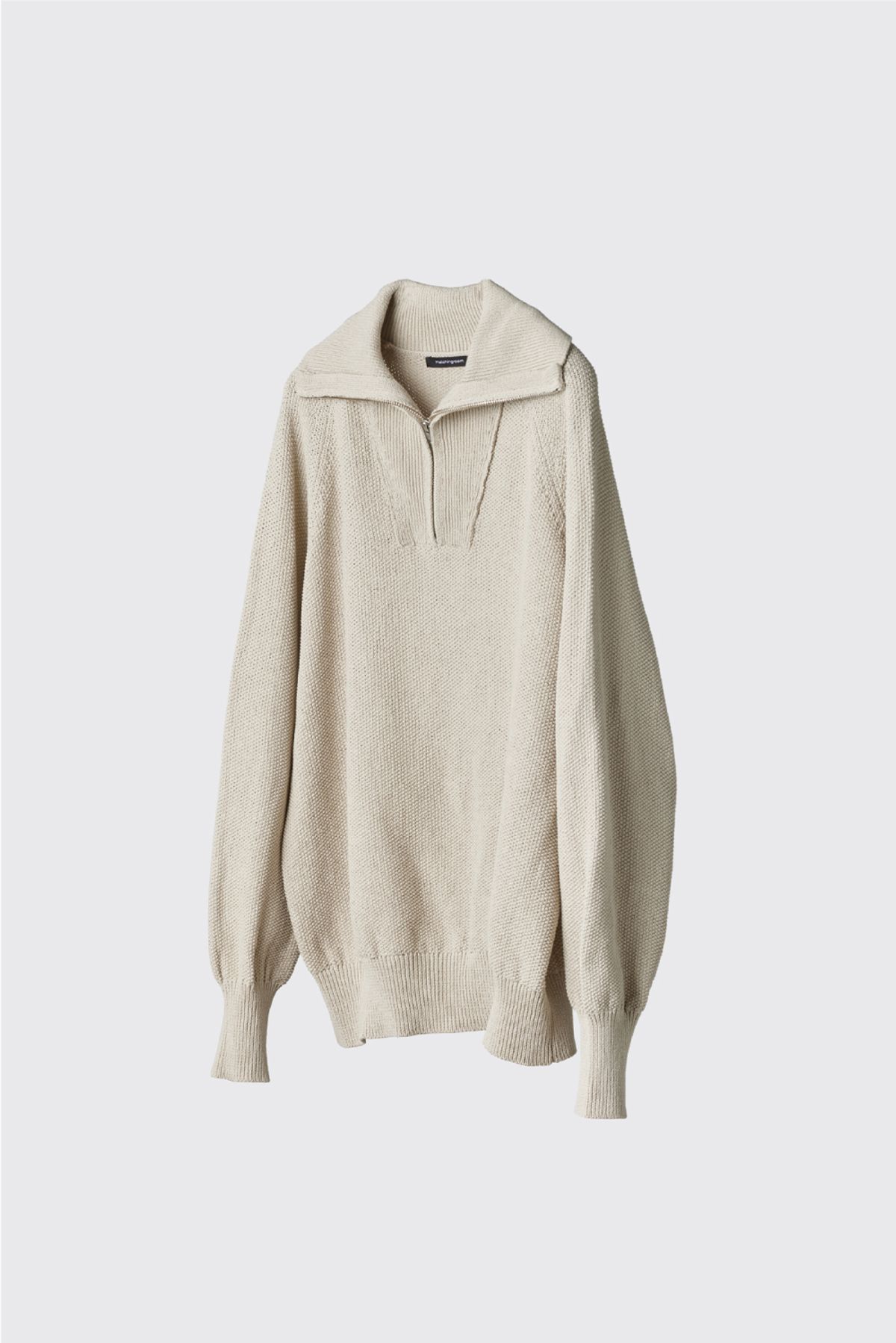 해칭룸(HATCHINGROOM) Vase Neck Knit Sand
