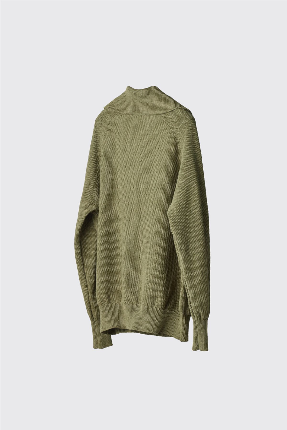 해칭룸(HATCHINGROOM) Vase Neck Knit Olive