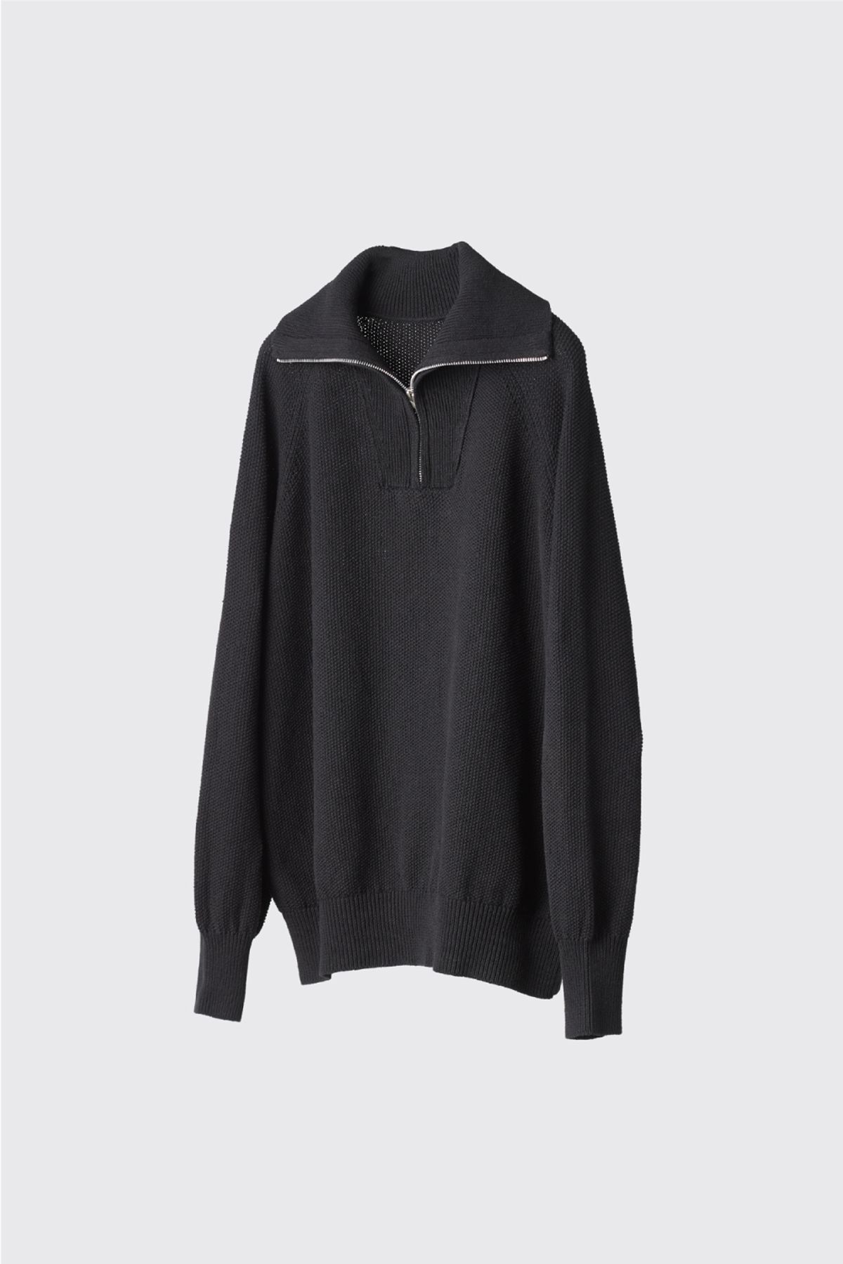해칭룸(HATCHINGROOM) Vase Neck Knit Black