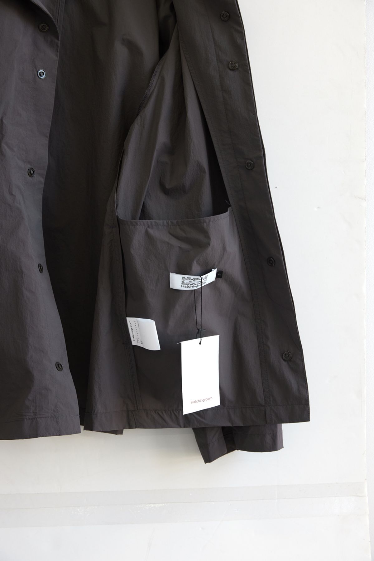 해칭룸(HATCHINGROOM) Uniform Jacket Charcoal